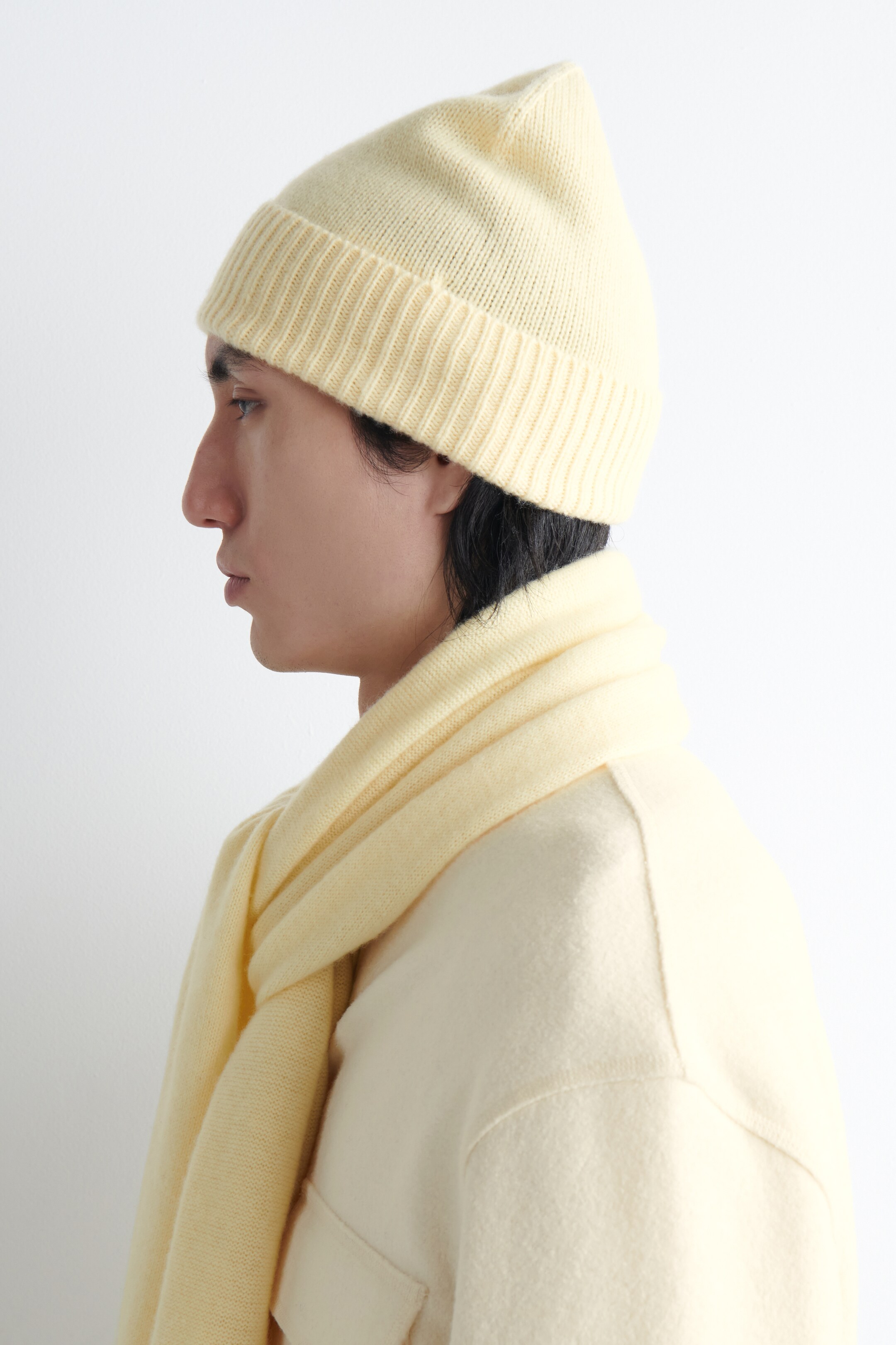 Agrandir l'image: BONNET EN CACHEMIRE - JAUNE BEURRE - FEMME | H&M FR 3