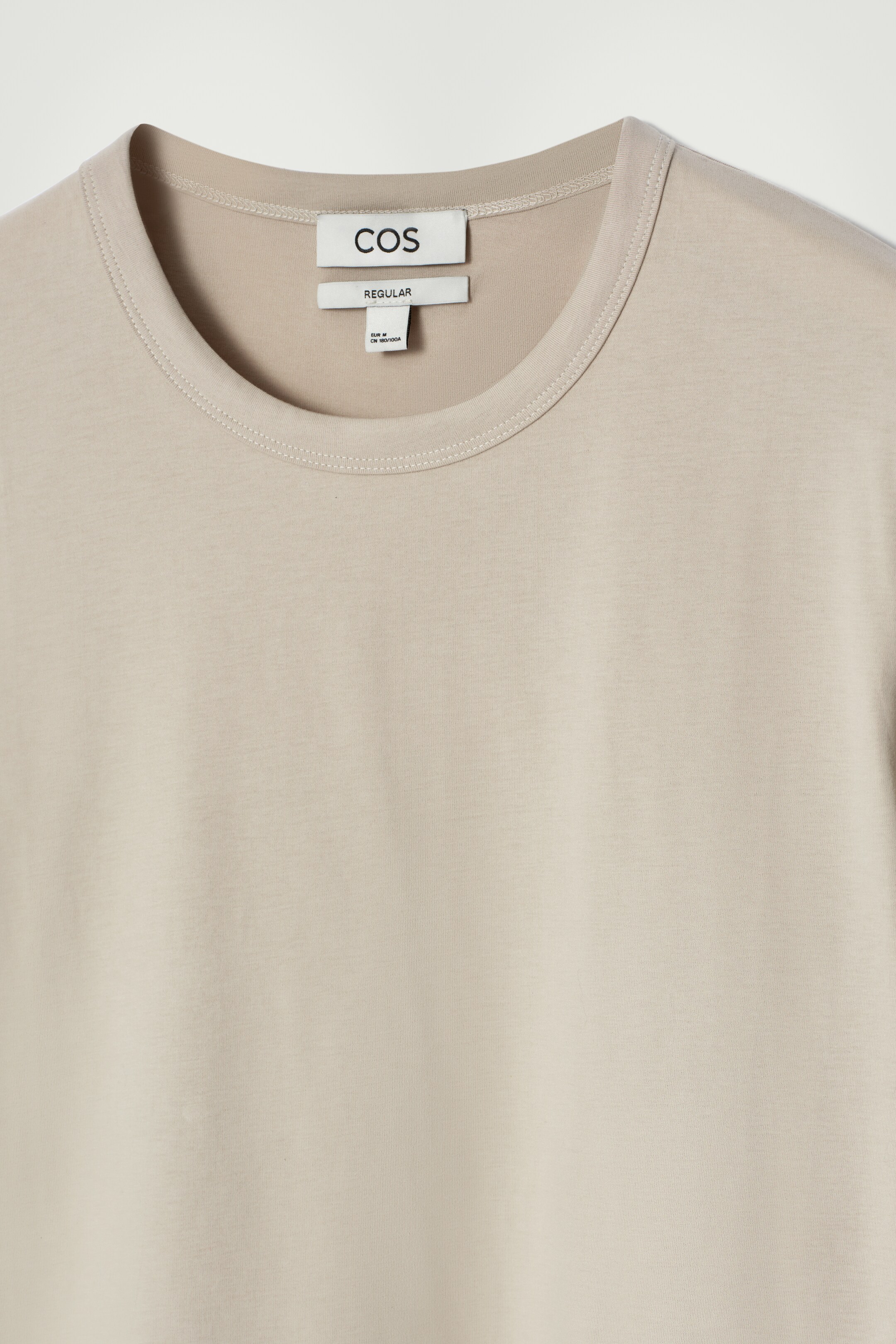 Agrandir l'image: T-SHIRT REGULAR EN COTON BROSSÉ - BEIGE - HOMME | H&M CH 7