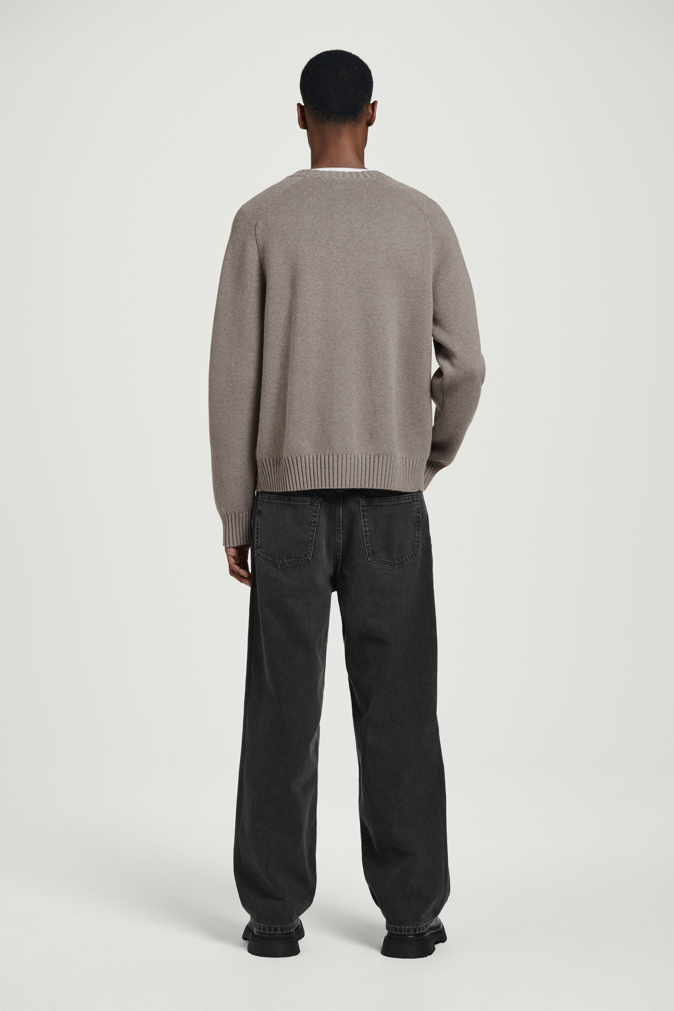 ★CRANK★STUD WIDE JEANS_BLACK★正規品/韓国直送料込/人気 Hiroshi Kato The Hammer Straight Stretch Selvedge Denim