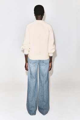 DENIM WIDE-LEG PANTS — BLUE 4