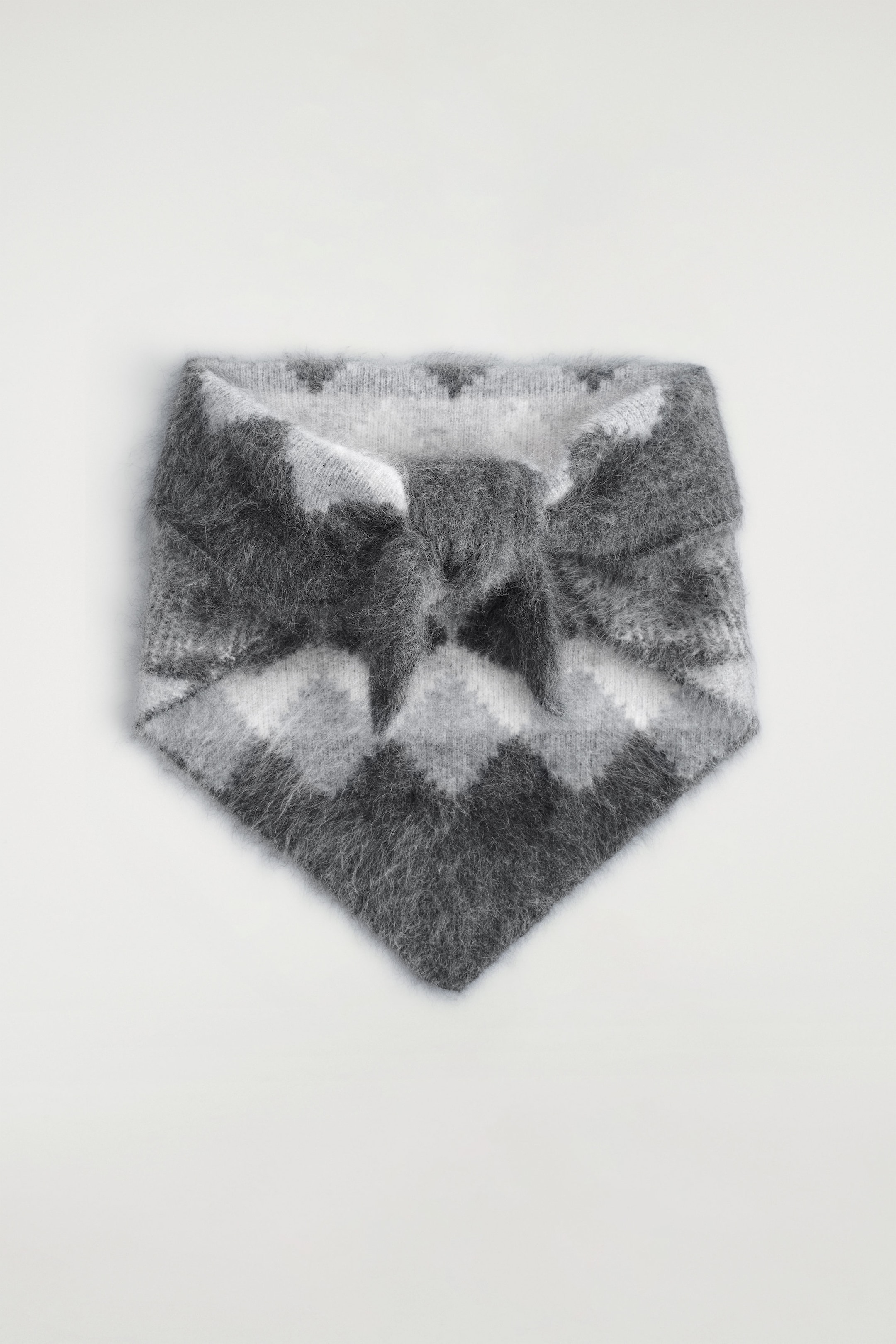 FAIR ISLE BRUSHED-CASHMERE SCARF