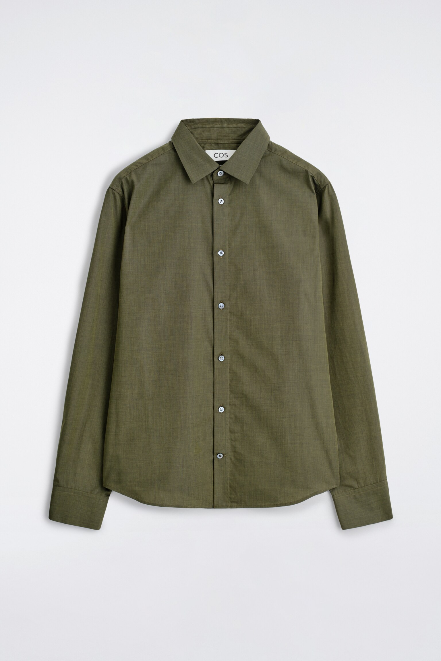 CAMISA DE ALGODÓN FIL-A-FIL - VERDE/AZUL OSCURO - 2