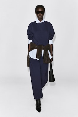 COTTON SWEATSHIRT — NAVY 2