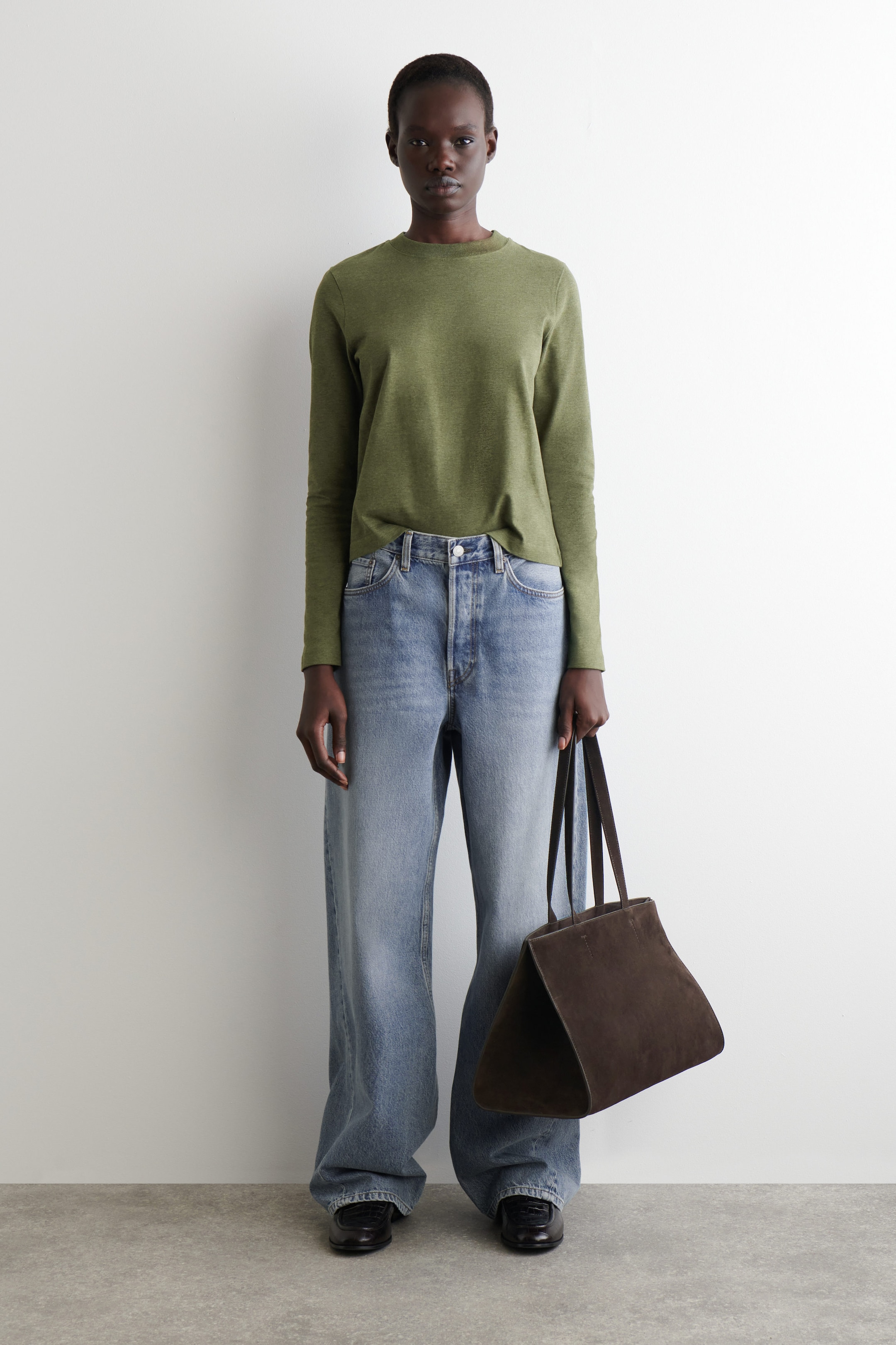CLEAN CUT REGULAR LONG-SLEEVED T-SHIRT