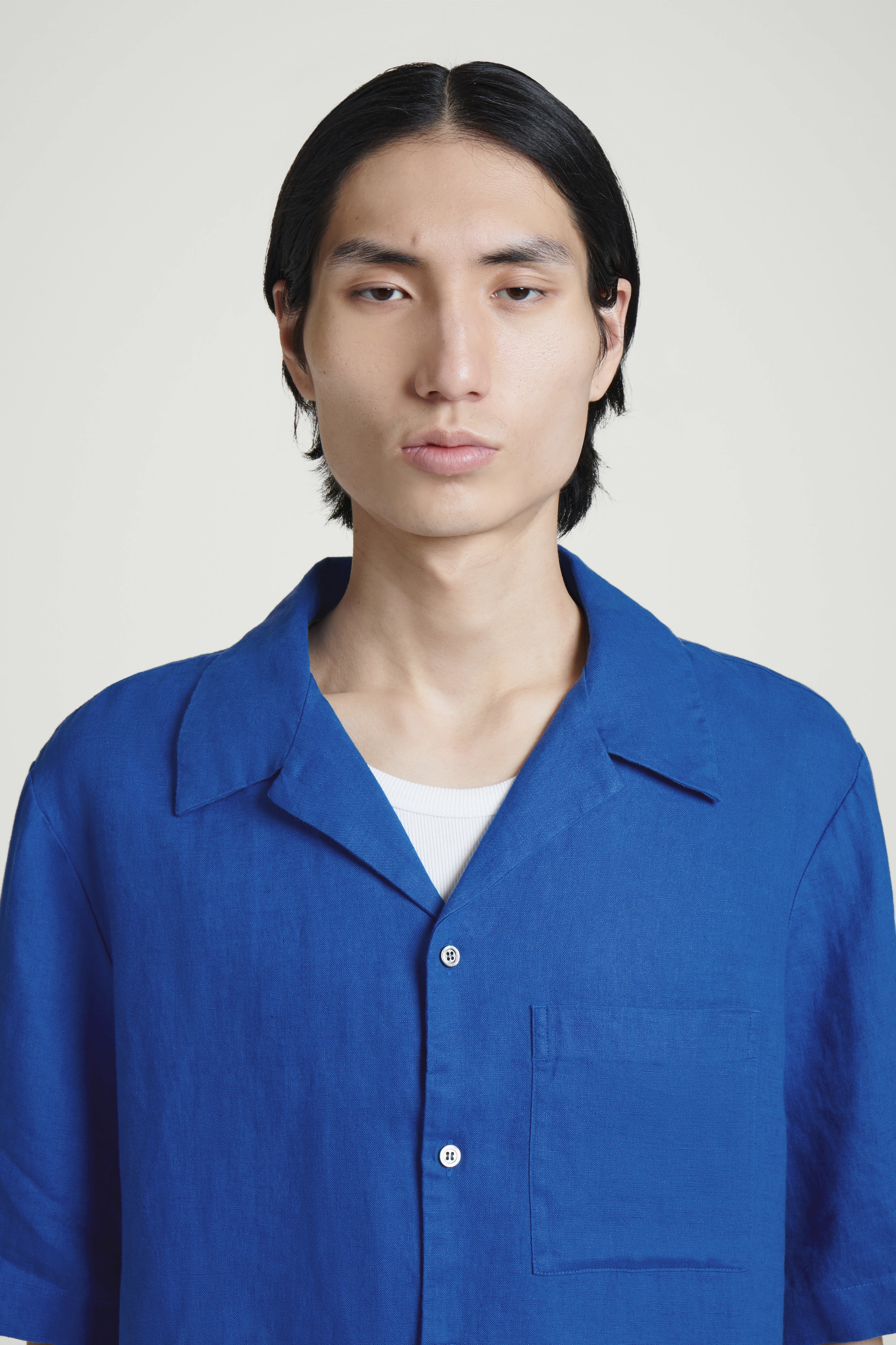 Visualizza immagine più grande: CAMICIA CON COLLETTO APERTO - COBALTO - UOMO | H&M IT 6