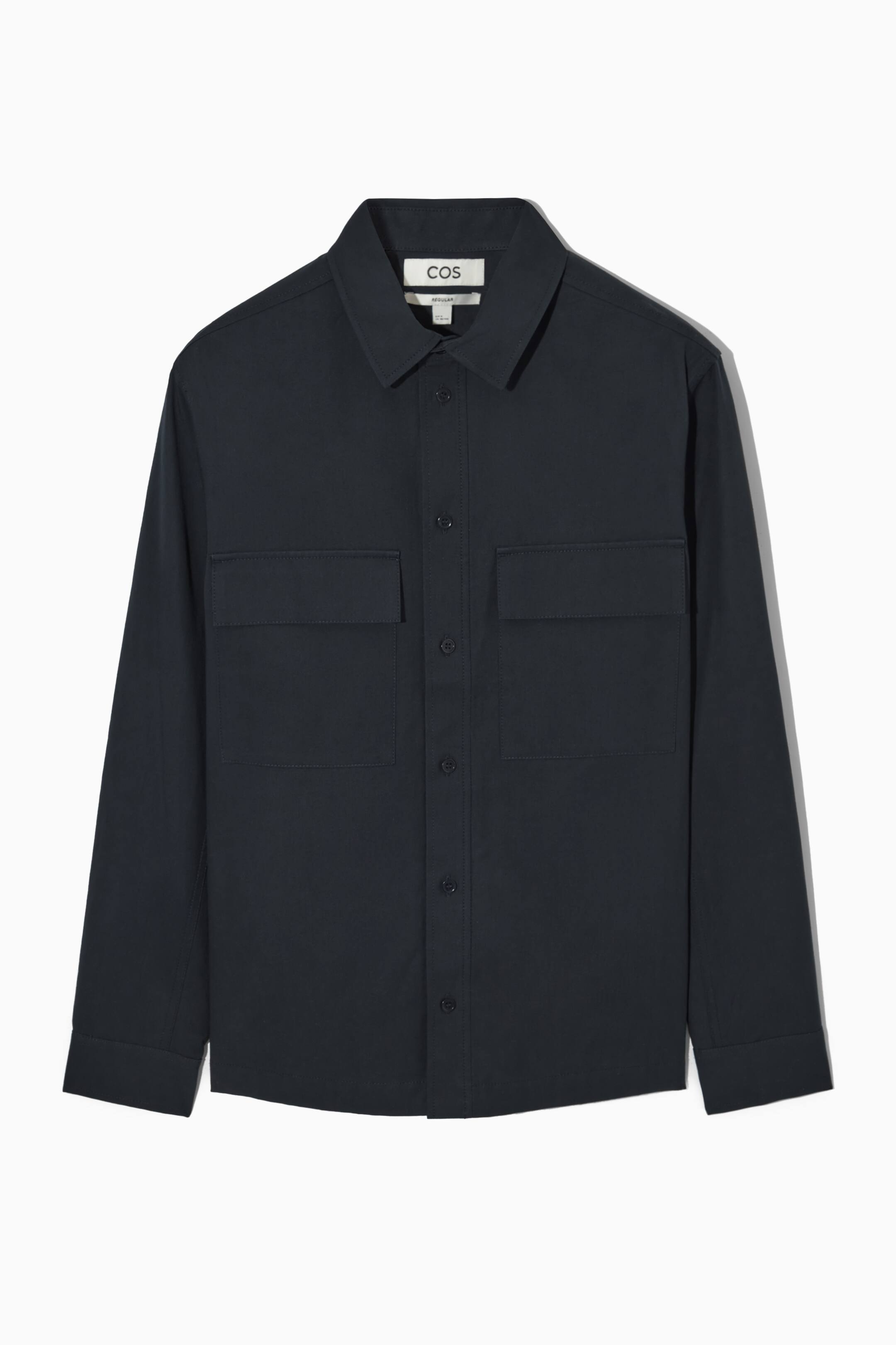 Se større billede: REGULAR-FIT OVERSHIRT - NAVY - HERRE | H&M DK 1