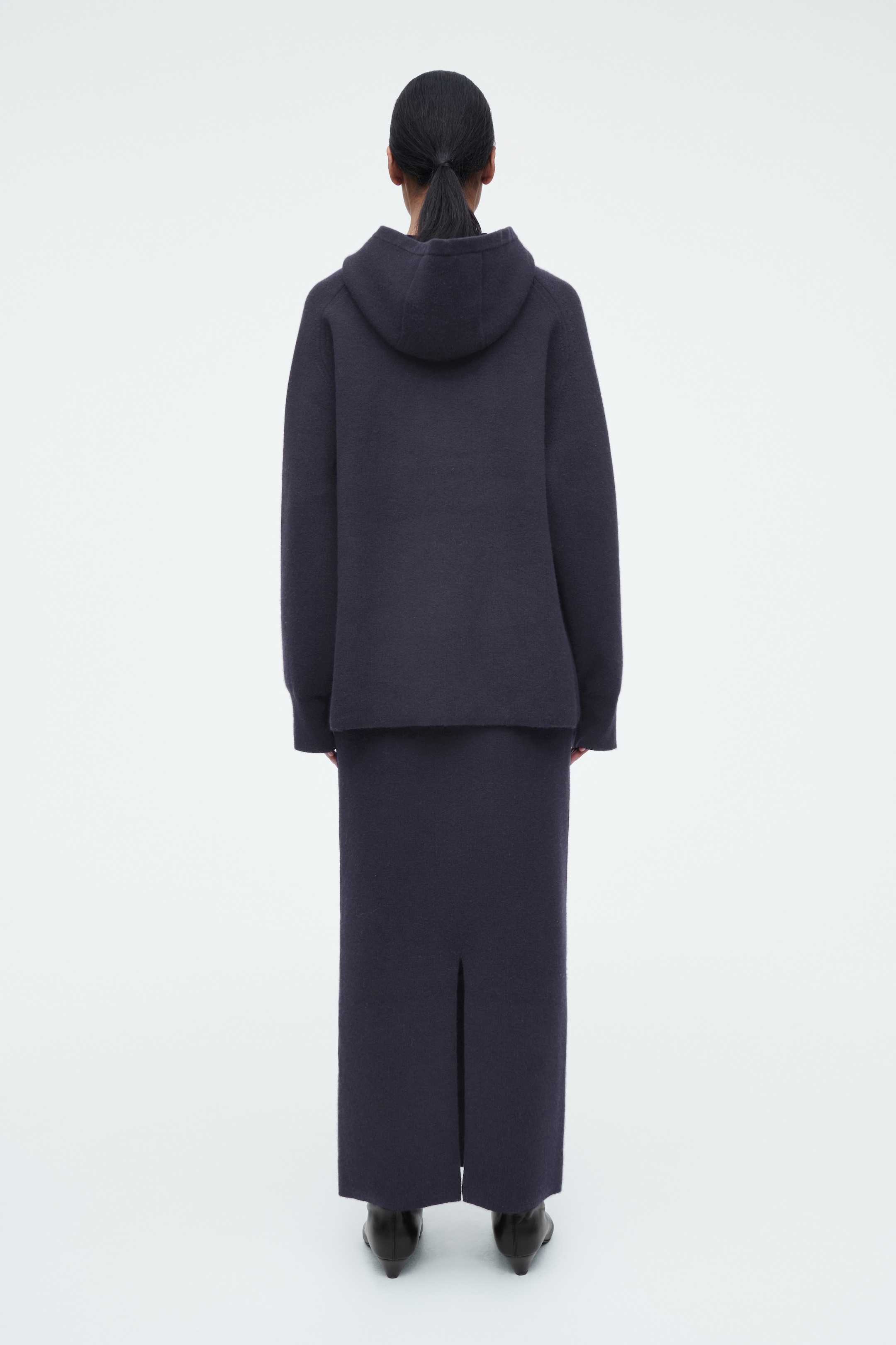Ingrandisci l'immagine: DOUBLE-FACED WOOL MAXI SKIRT - NAVY - DONNA | H&M CH 2