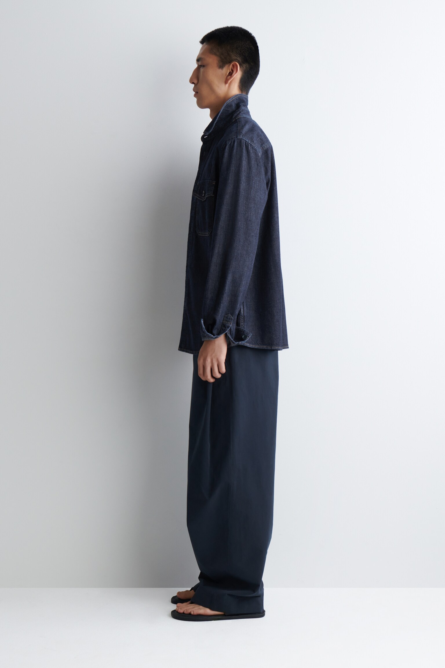 CHEMISE EN DENIM - BLEU FONCÉ/BLEU DÉLAVÉ - 7