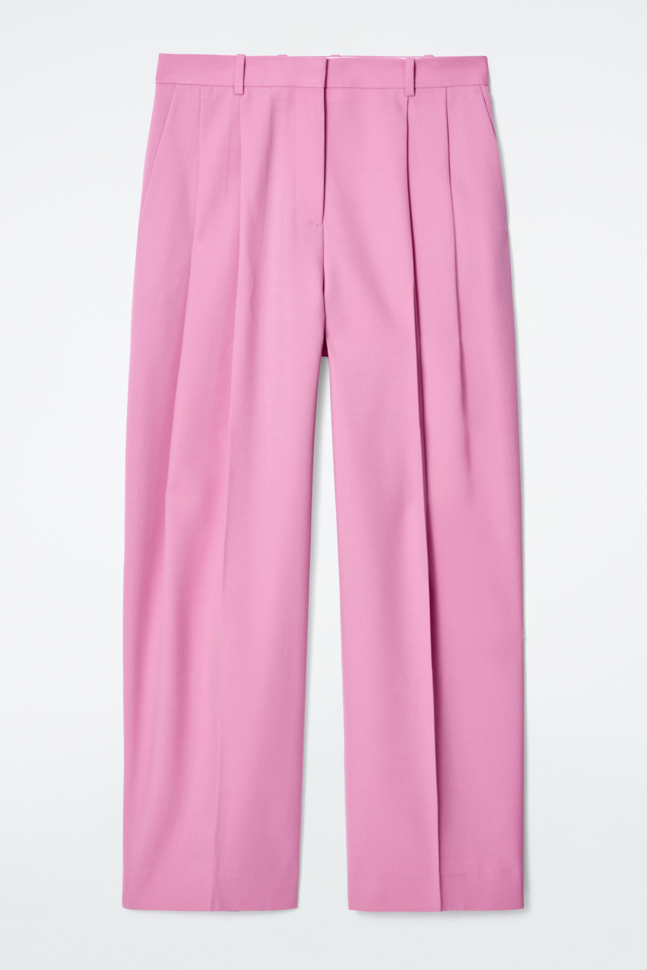Ingrandisci l'immagine: RELAXED TWILL WIDE-LEG TROUSERS - PINK - DONNA | H&M CH 6