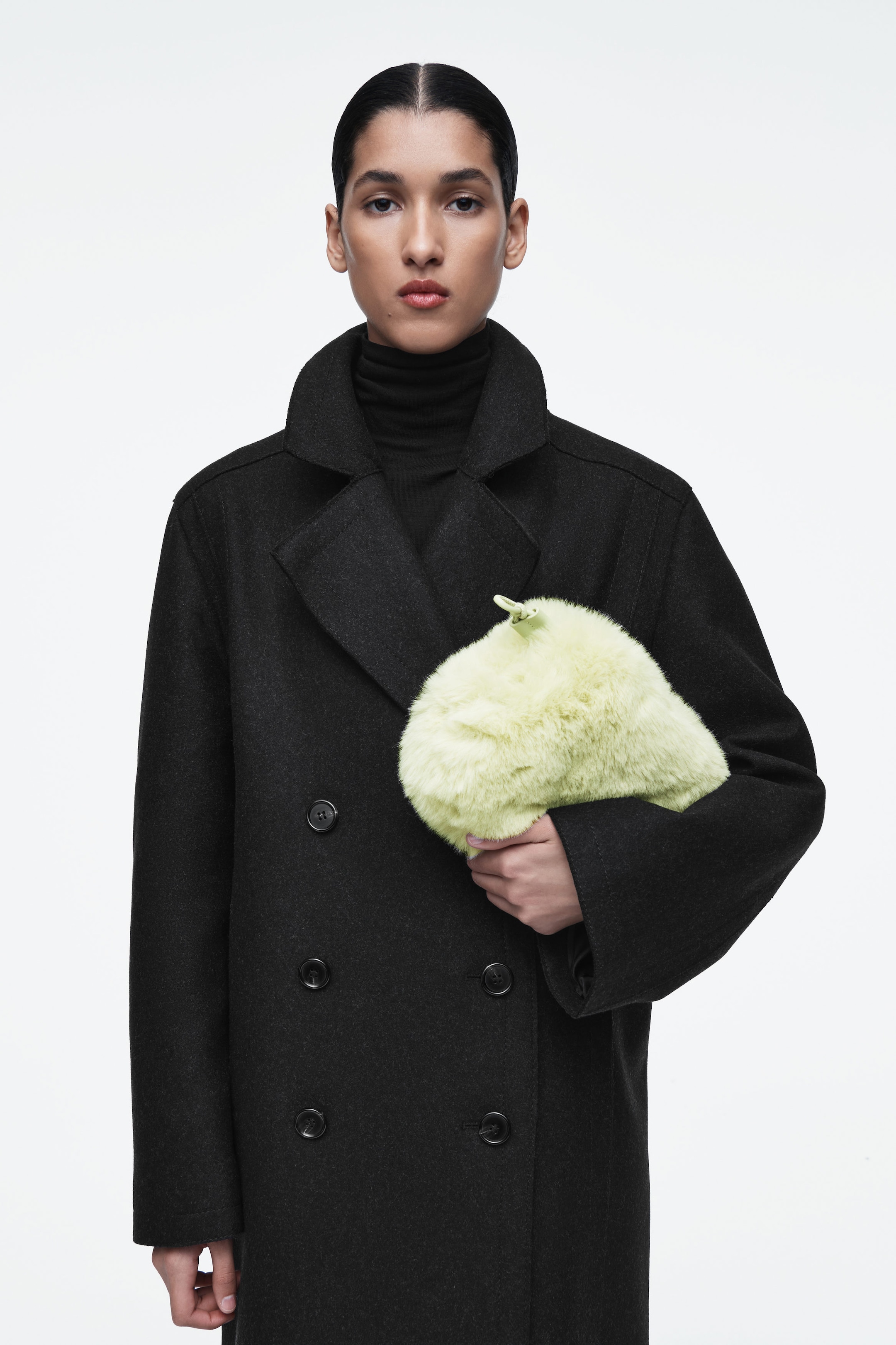 CAVATELLI MINI CLUTCH BAG FAUX FUR