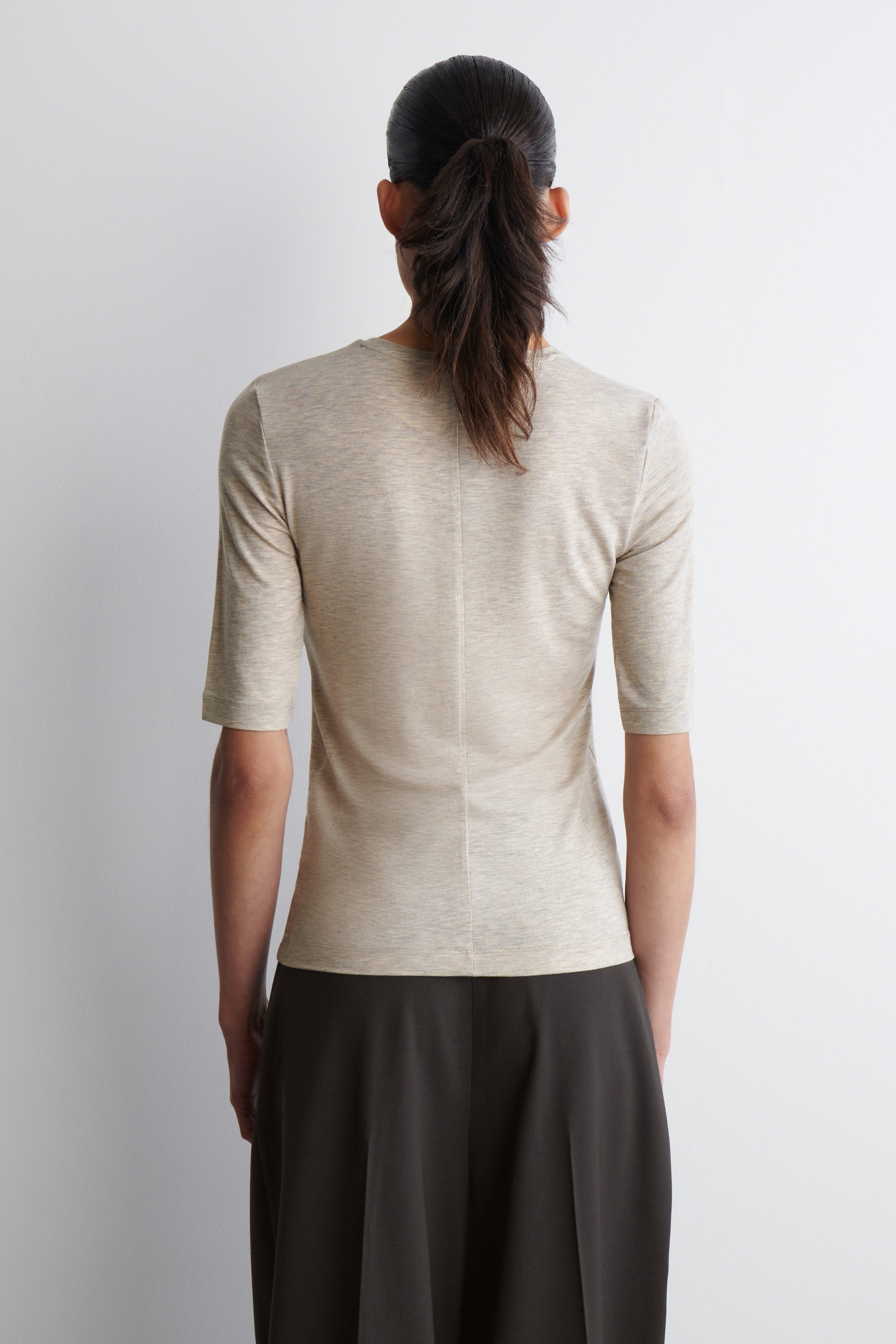 トップス tricotCOMMEdesGARCONSLongsleeveT-shirt LONG SLEEVE T-SHIRT / BLACK STRIPE