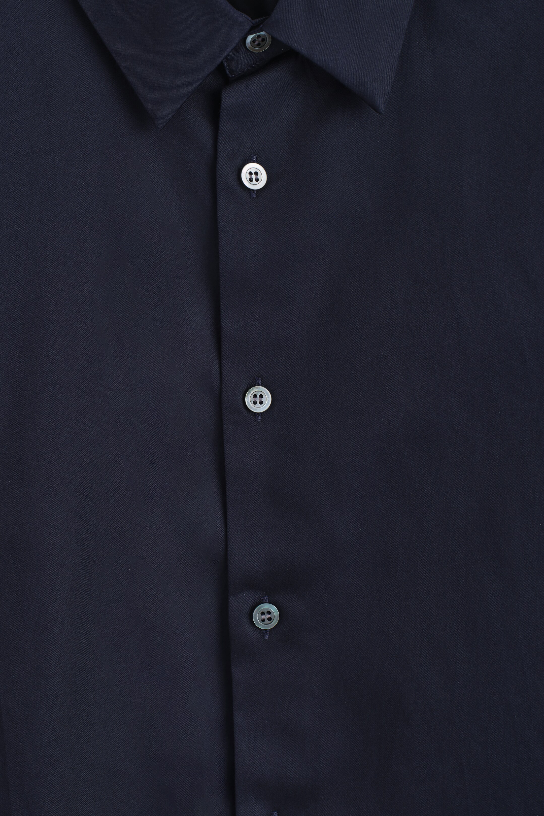 Agrandir l'image: CHEMISE HABILLÉE SLIM EN POPELINE - BLEU MARINE - HOMME | H&M CH 7