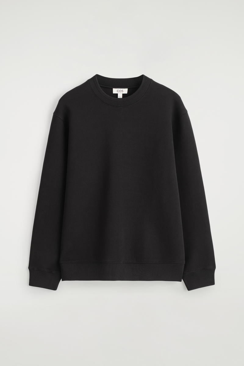 Cos Scuba Sweatshirt In Black