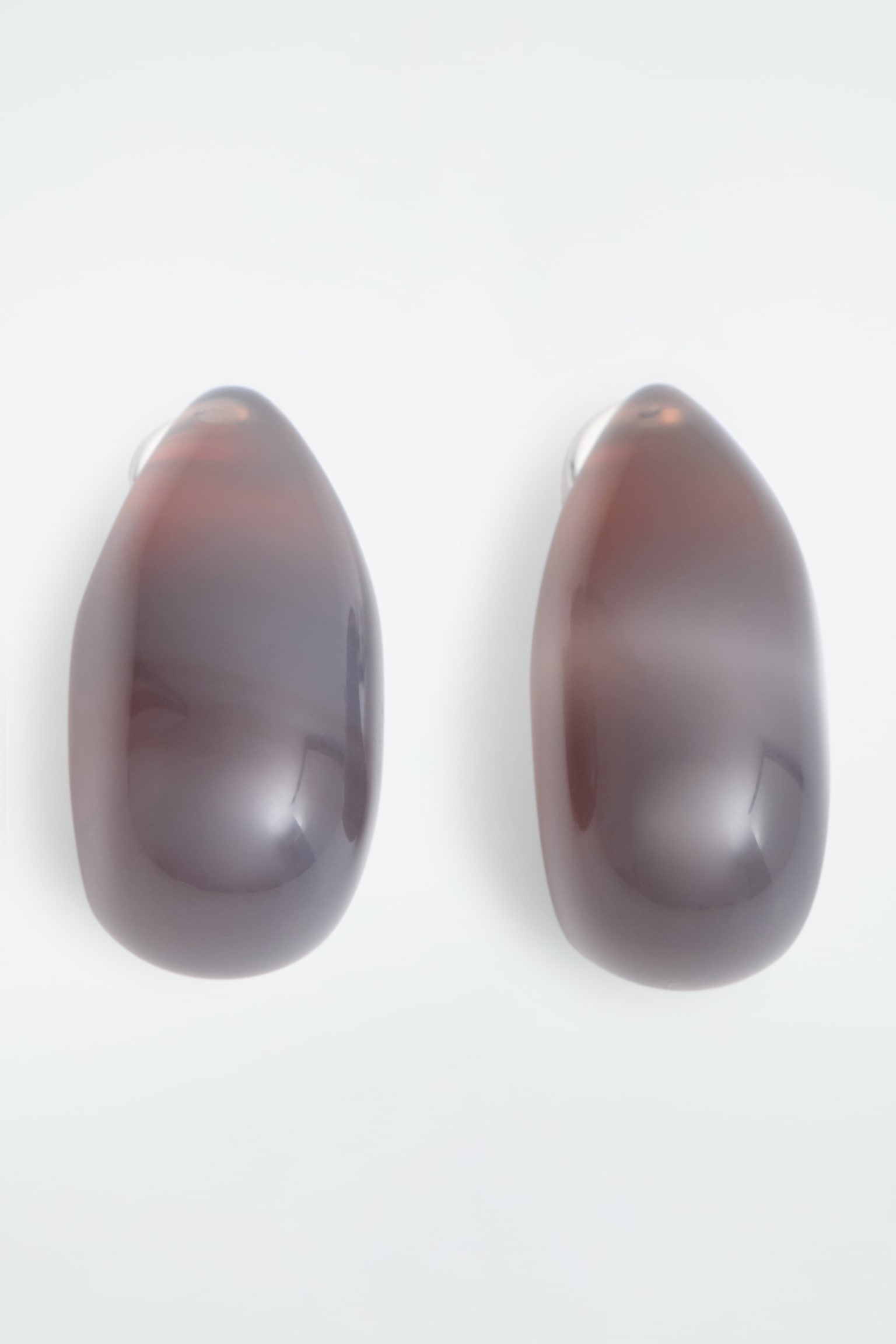 MINIPENDIENTES DE GOTAS DE VIDRIO - TOPO - 4