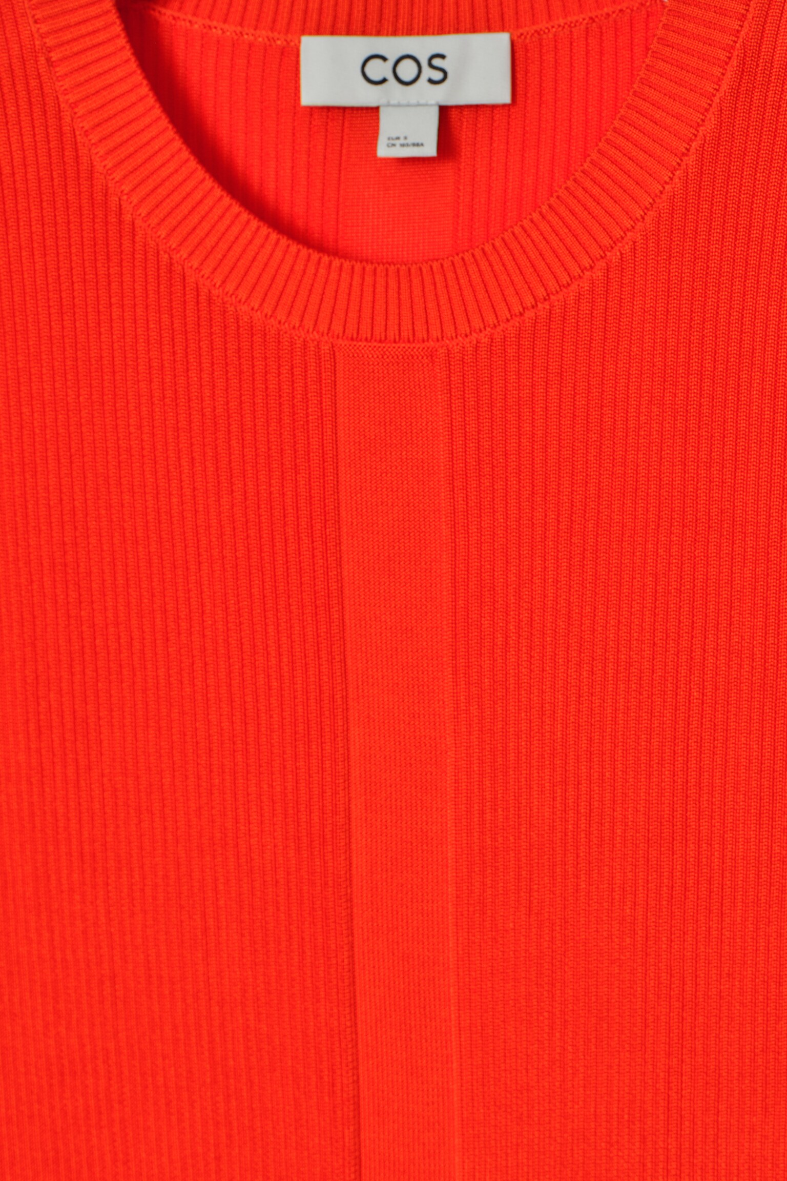 CAMISETA DE TIRANTES DE PUNTO DE CANALÉ - NARANJA/CRUDO/AZUL MARINO/MARFIL/A RAYAS - 7