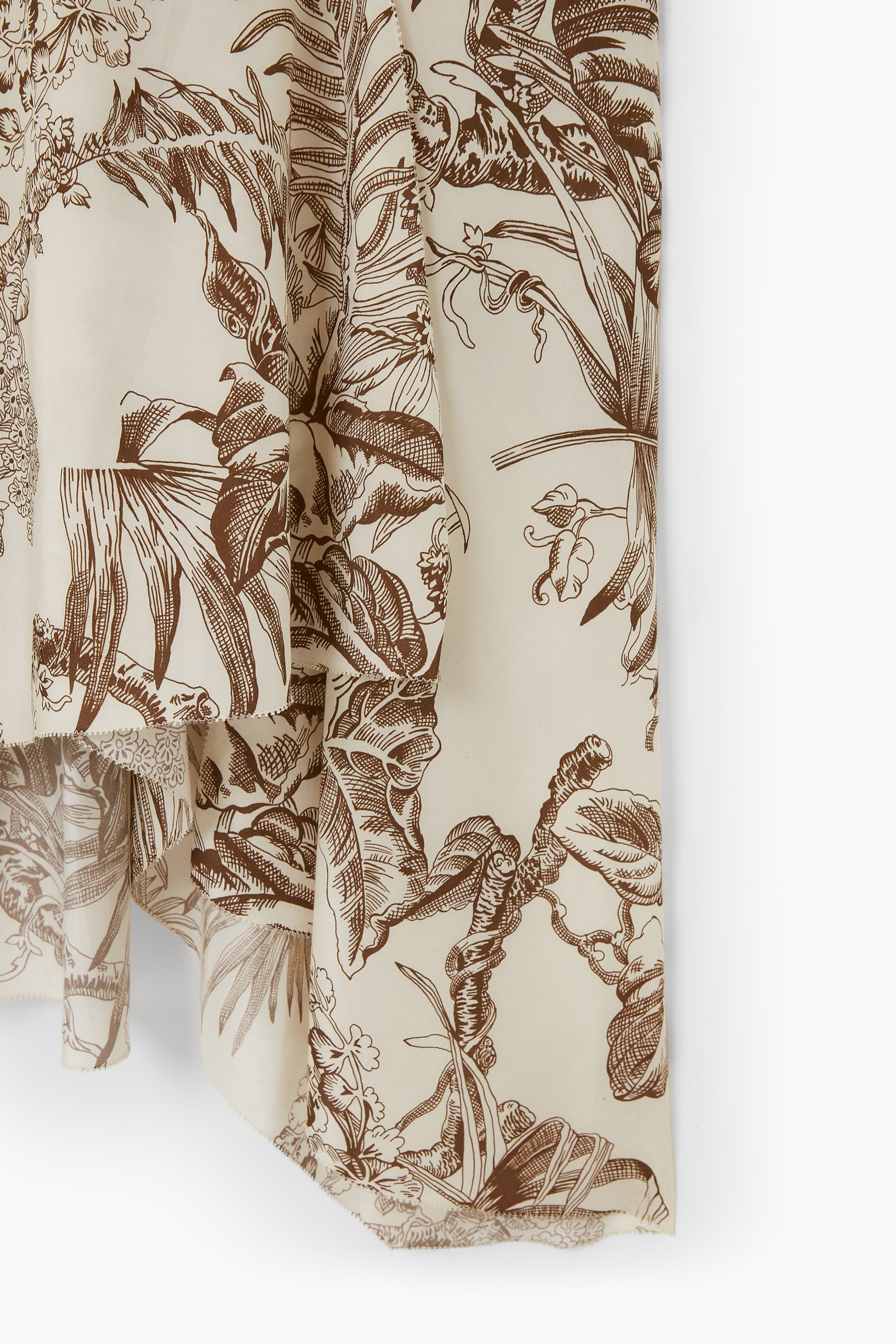 Agrandir l'image: ROBE IMPRIMÉ BOTANIQUE SOIE - BLANC / IMPRIMÉ BOTANIQUE - FEMME | H&M CH 3