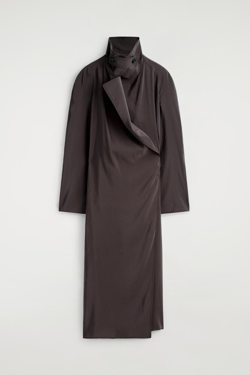 Utility Trench-Style Midi Dress