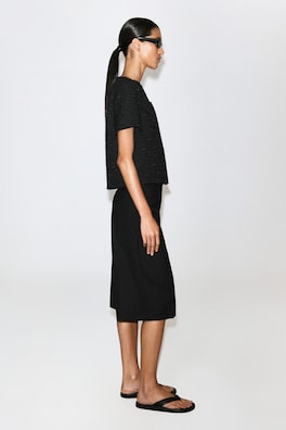 TAILORED BERMUDA SHORTS — BLACK 4