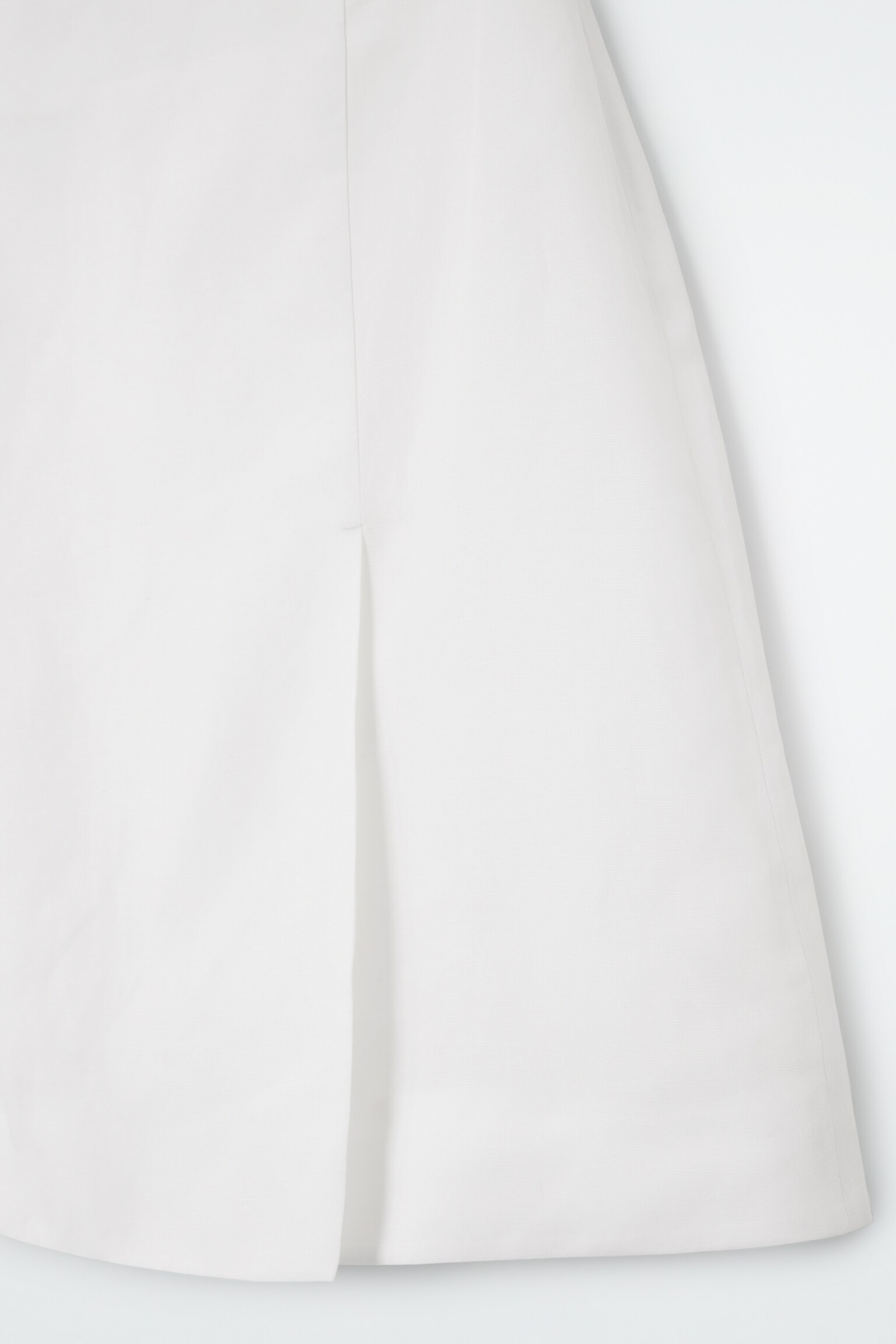 MINI-JUPE À PLI - BLANC/NOIR - 2