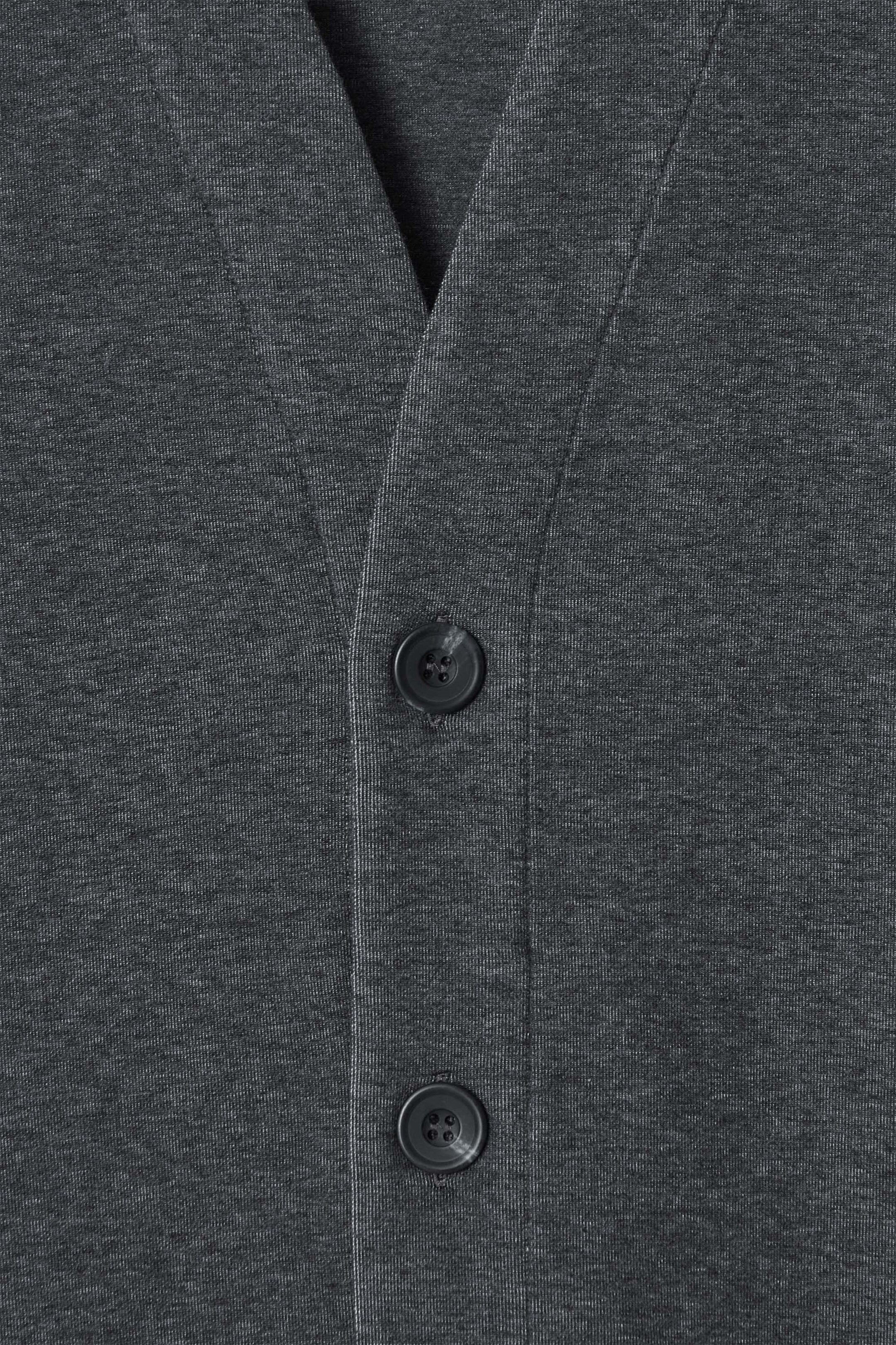 Ingrandisci l'immagine: SCUBA-JERSEY V-NECK CARDIGAN - GREY - UOMO | H&M CH 2