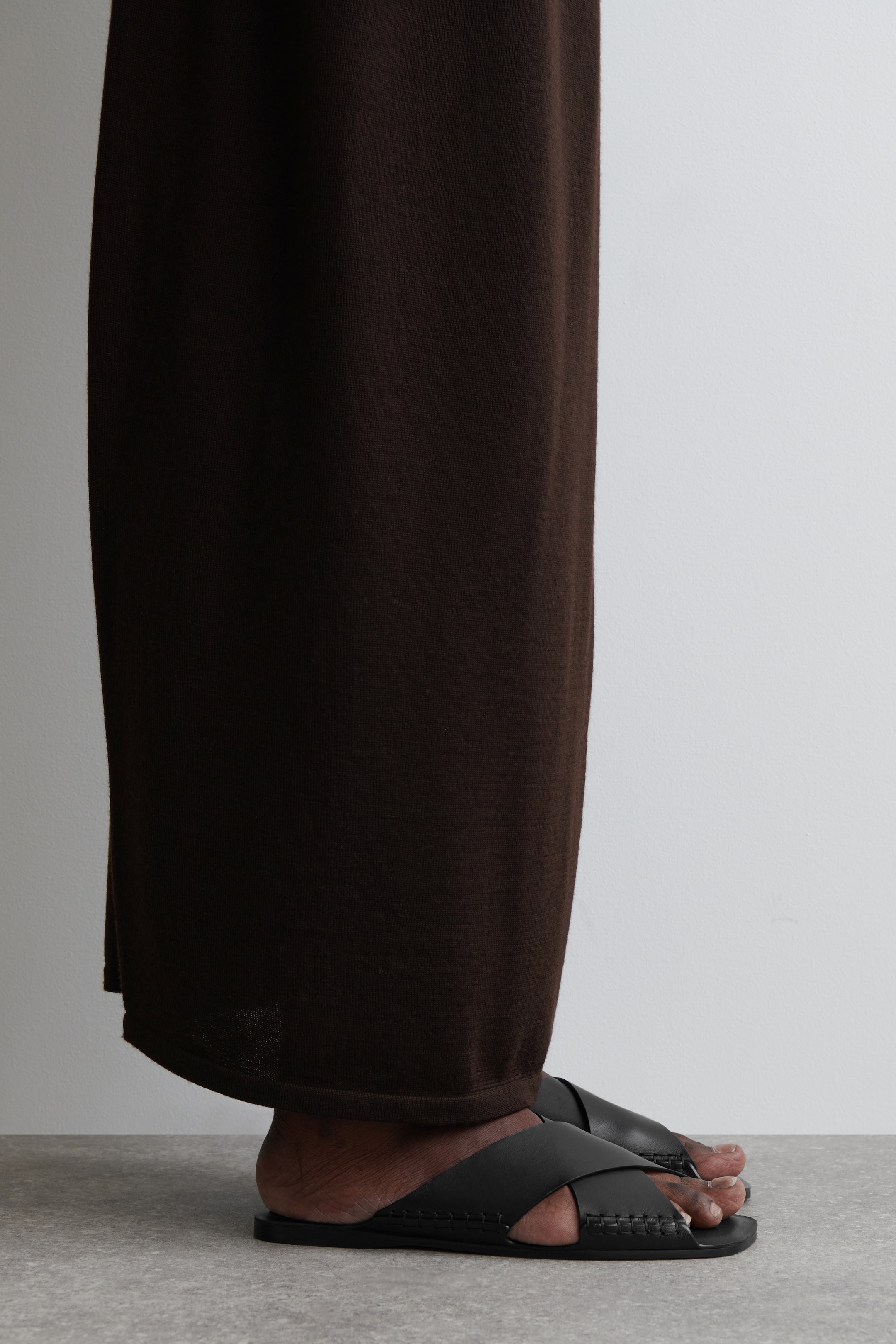 Agrandir l'image: SANDALES À BRIDES CROISÉES EN CUIR - NOIR - FEMME | H&M BE 3