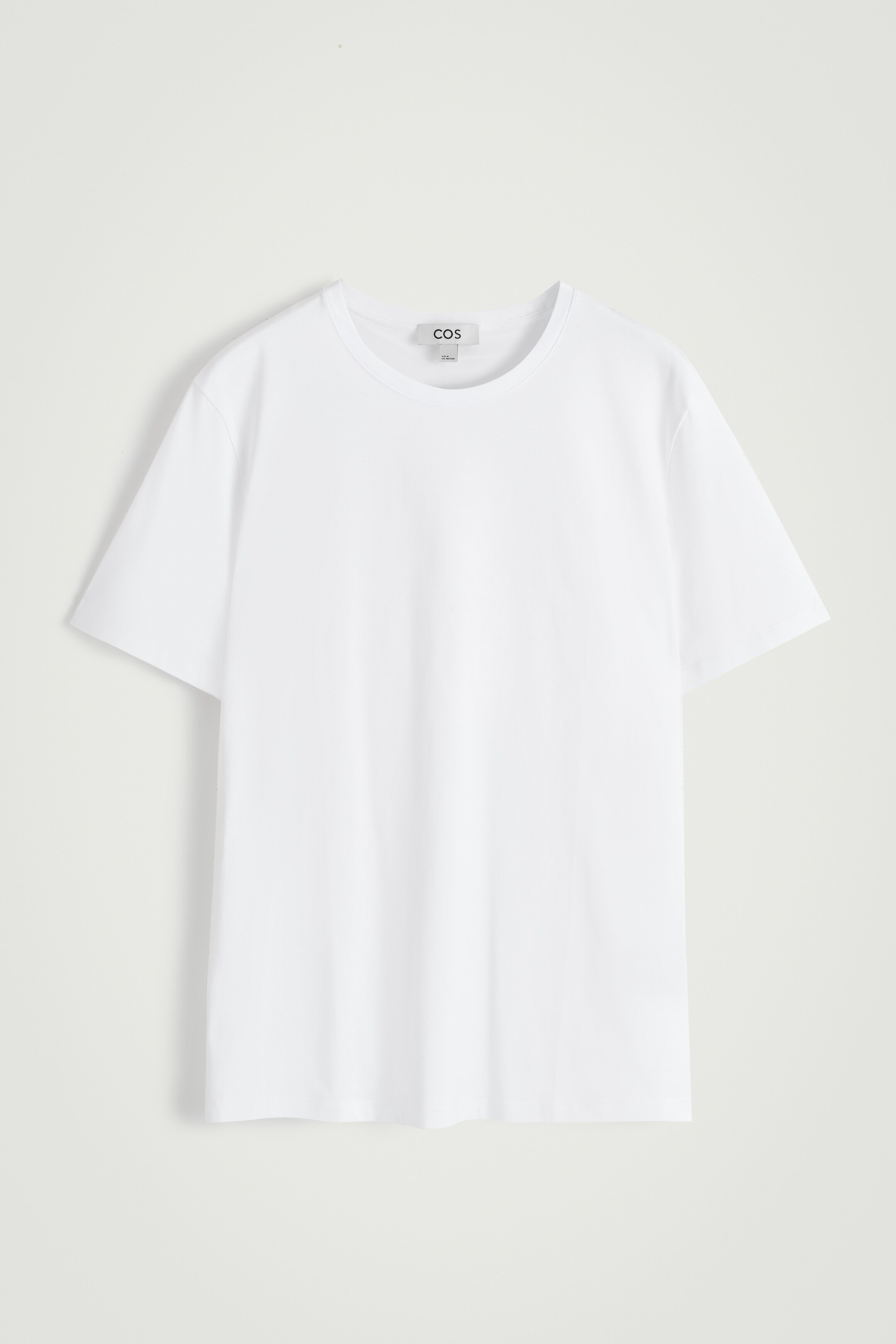 Ver imagem maior: T-shirt de algodão com decote redondo - BRANCO - HOMEM | H&M PT 5