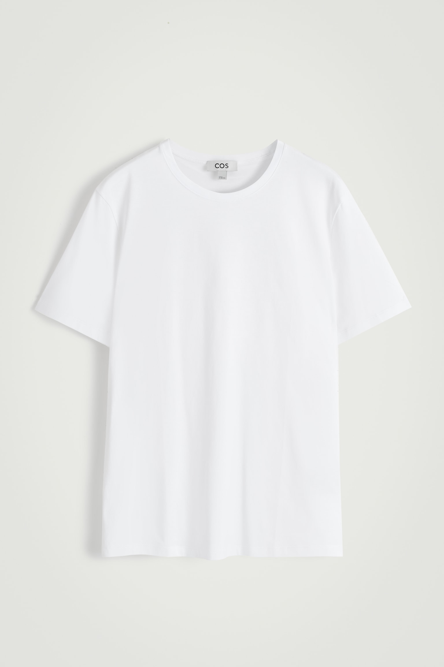 BAUMWOLL-T-SHIRT MIT RUNDHALSAUSSCHNITT - WEISS/SCHWARZ/NAVYBLAU/DUNKELGRÜN - 2