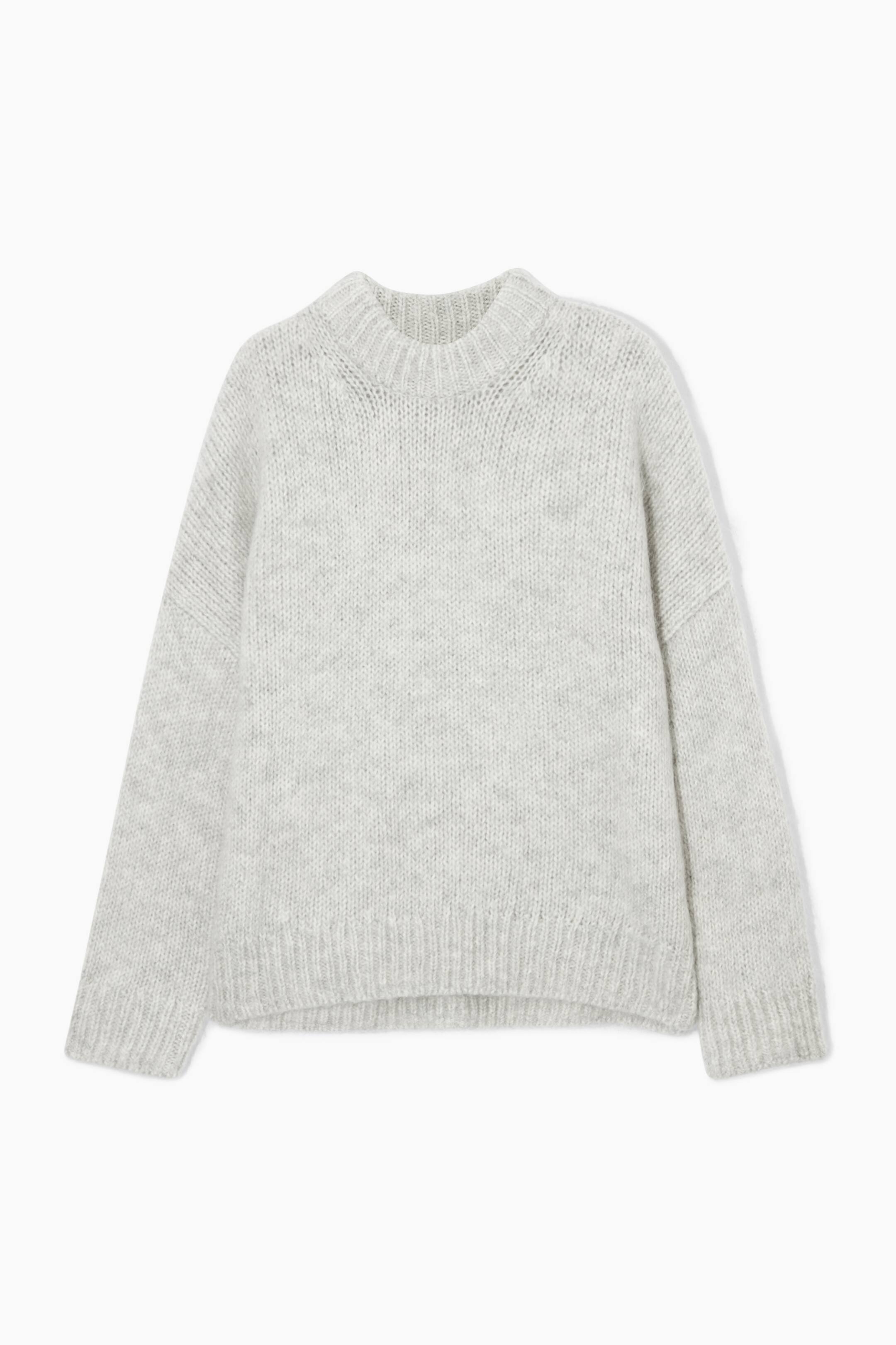 Se større billede: MOHAIR-BLEND JUMPER - LIGHT GREY - DAME | H&M DK 1
