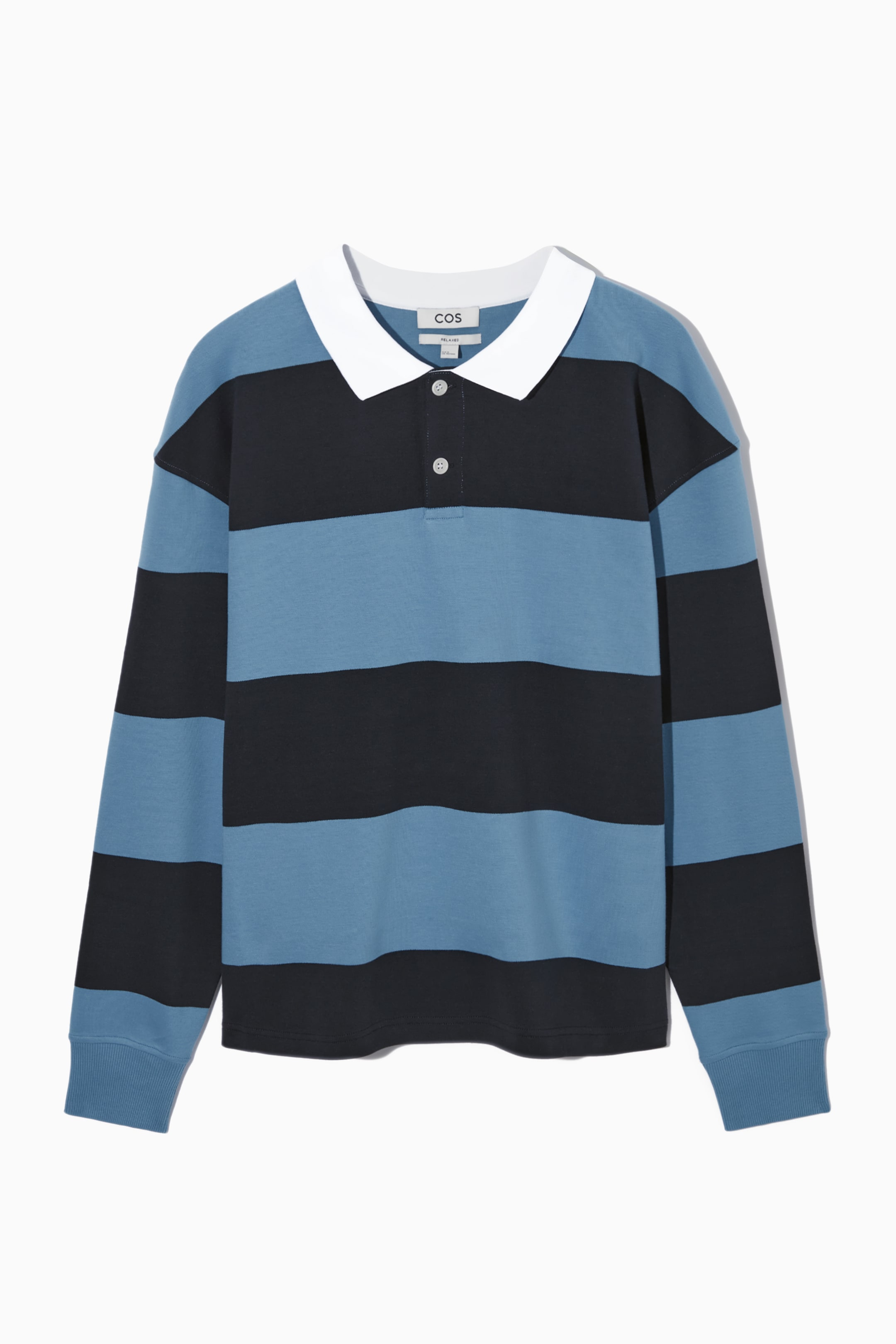Grotere afbeelding bekijken: STRIPED RUGBY SHIRT - NAVY / BLUE - HEREN | H&M NL 1