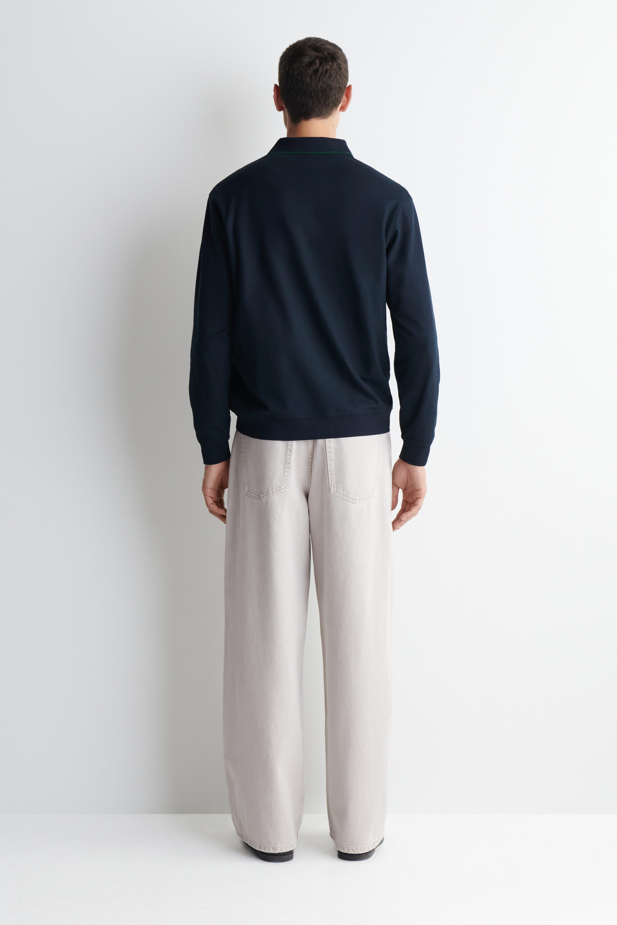 FOLD LOOSE-FIT WIDE-LEG JEANS - STONE | COS US