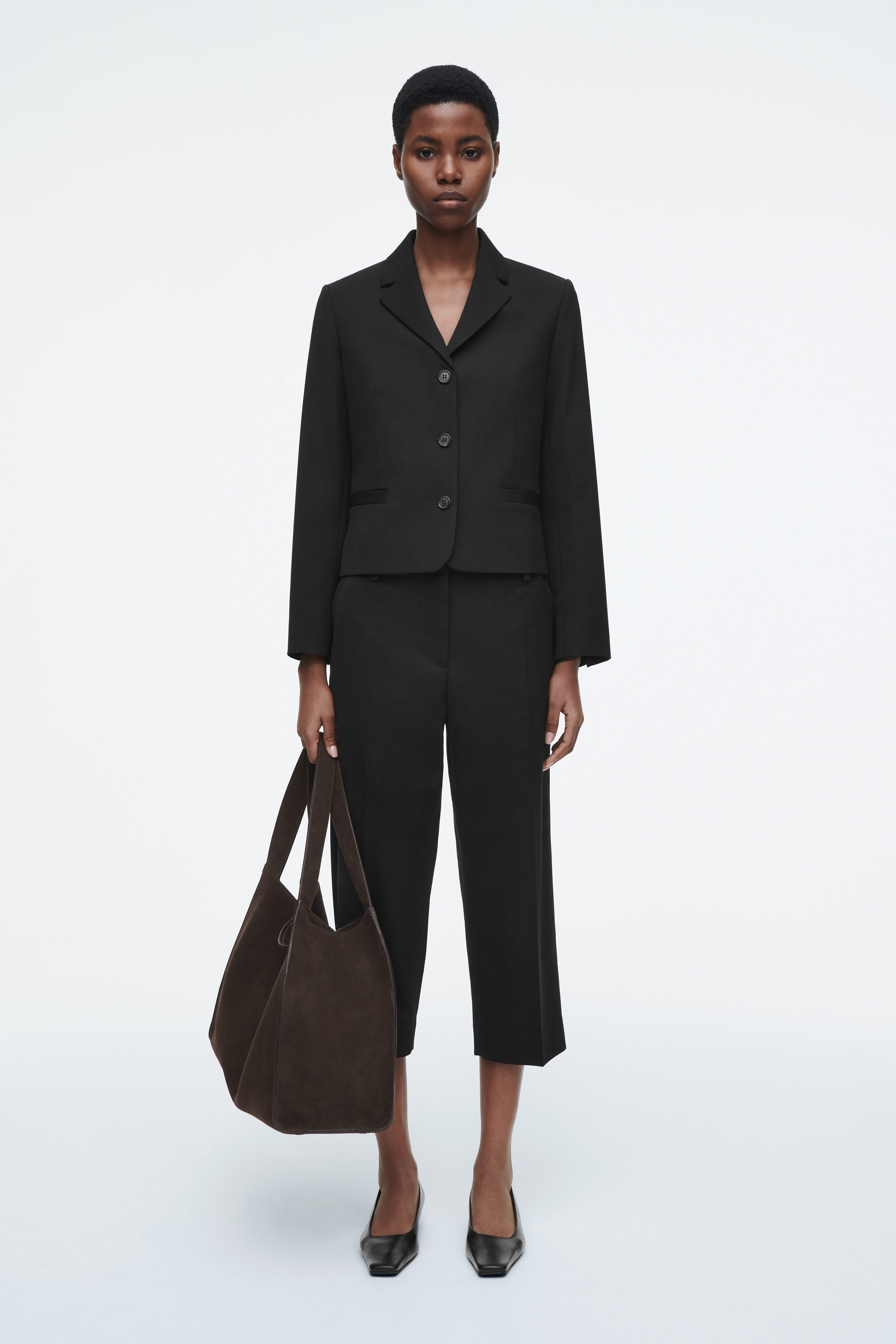 ALCOVE TOTE BAG - LEATHER - BROWN | COS