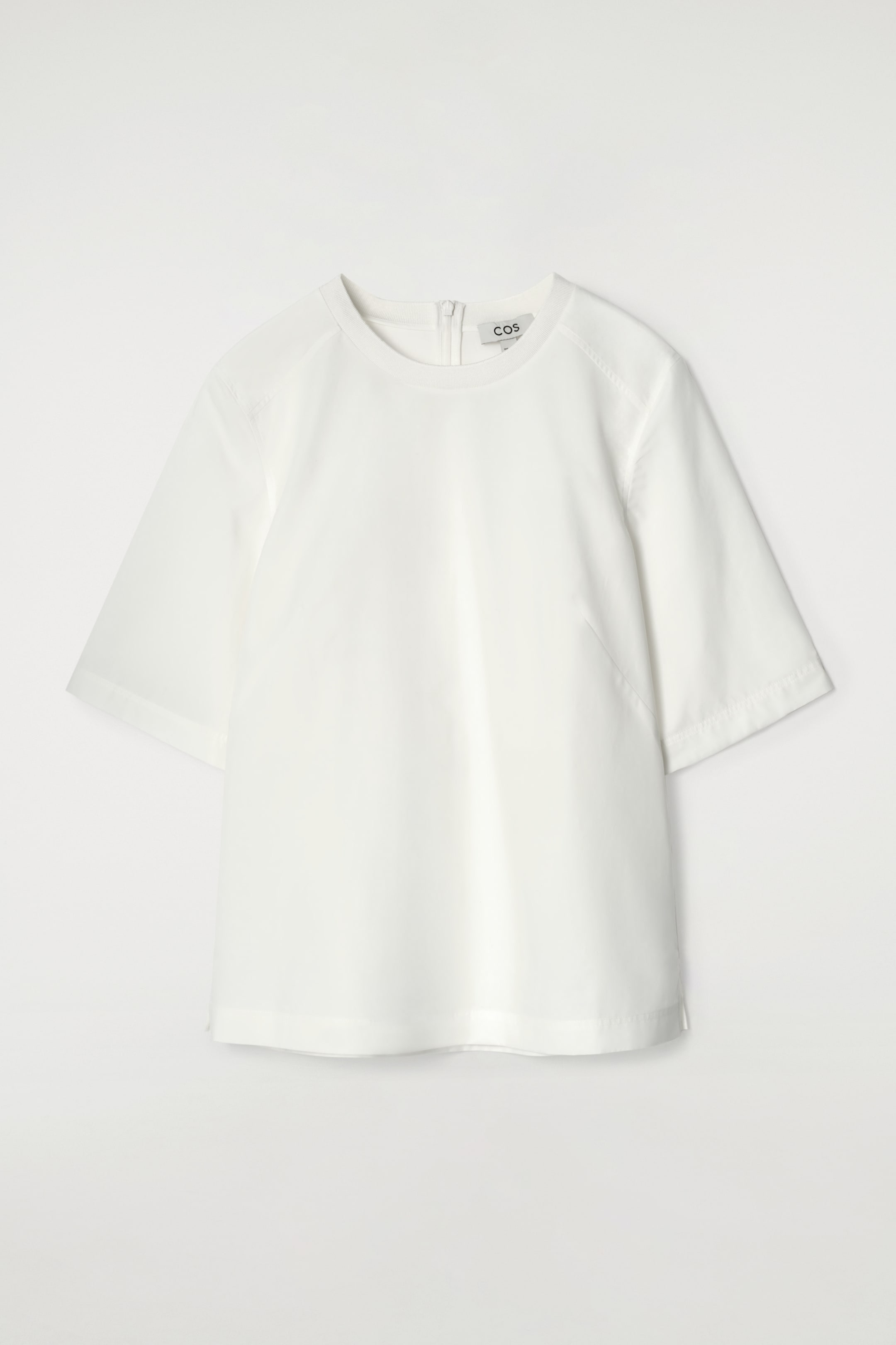 View larger image: WOVEN COTTON TOP - WHITE - Ladies | H&M GB 6