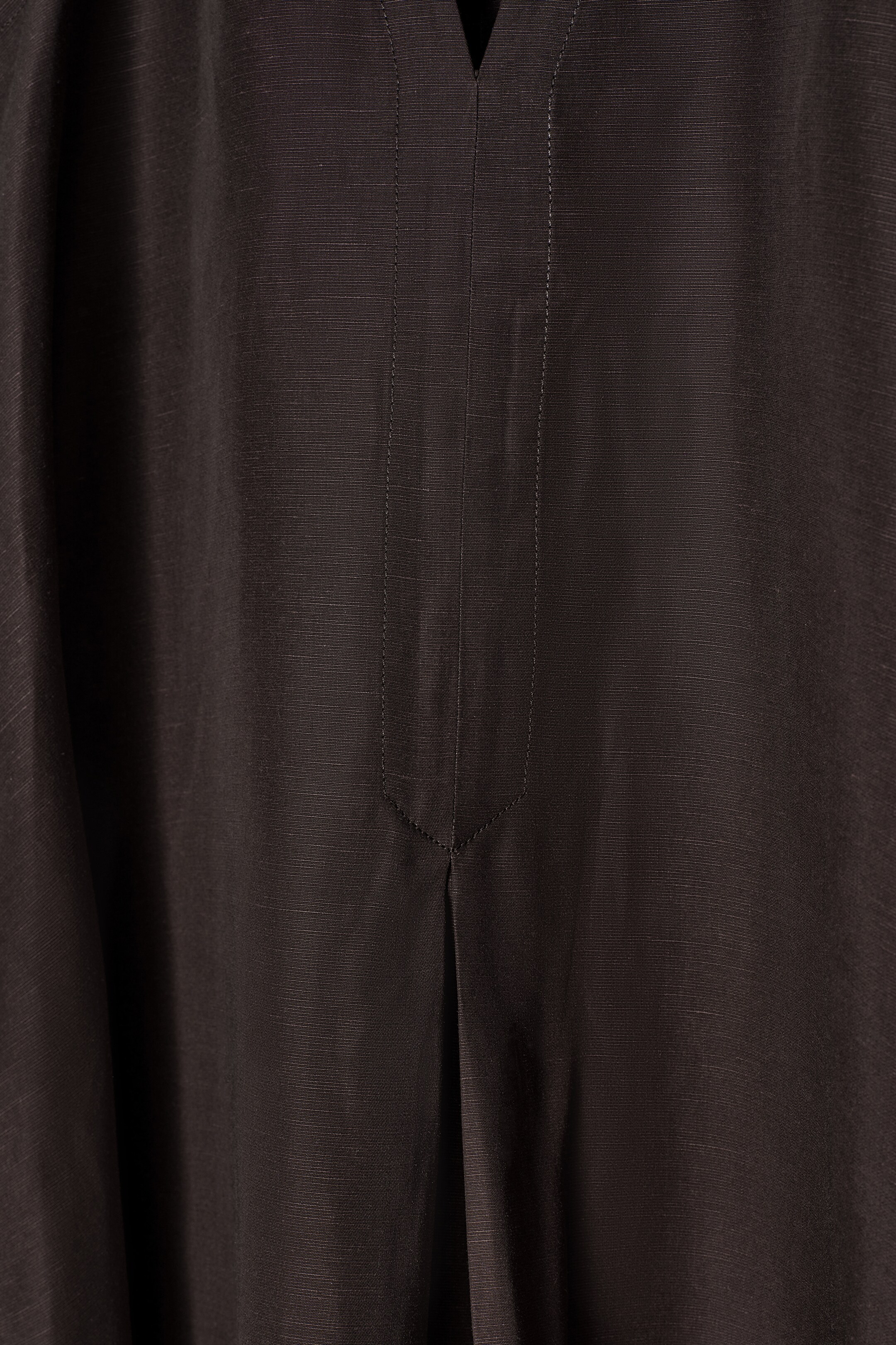Agrandir l'image: ROBE LONGUE TRAPÈZE EN LIN MÉLANGÉ - BRUN - FEMME | H&M CH 6