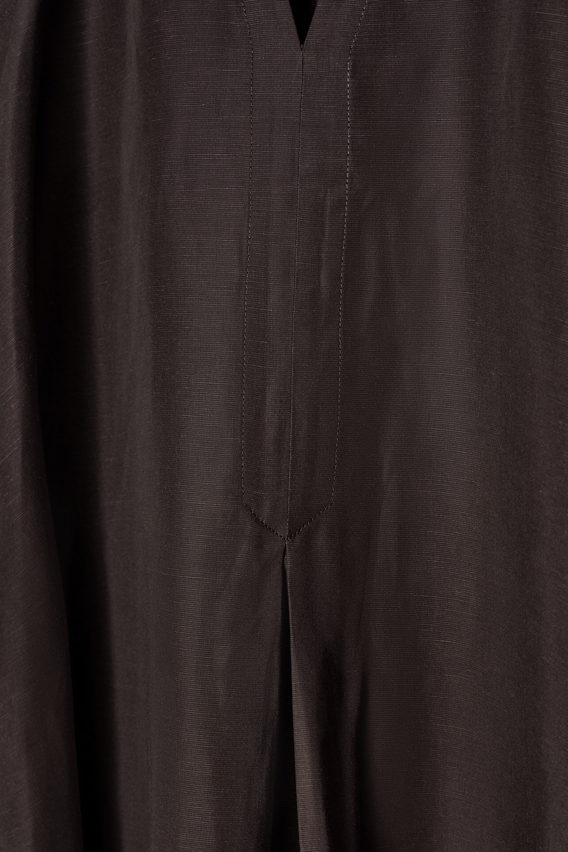 Se større billede: A-FORMET MAXIKJOLE I HØRBLEND - BRUN - DAME | H&M DK 6