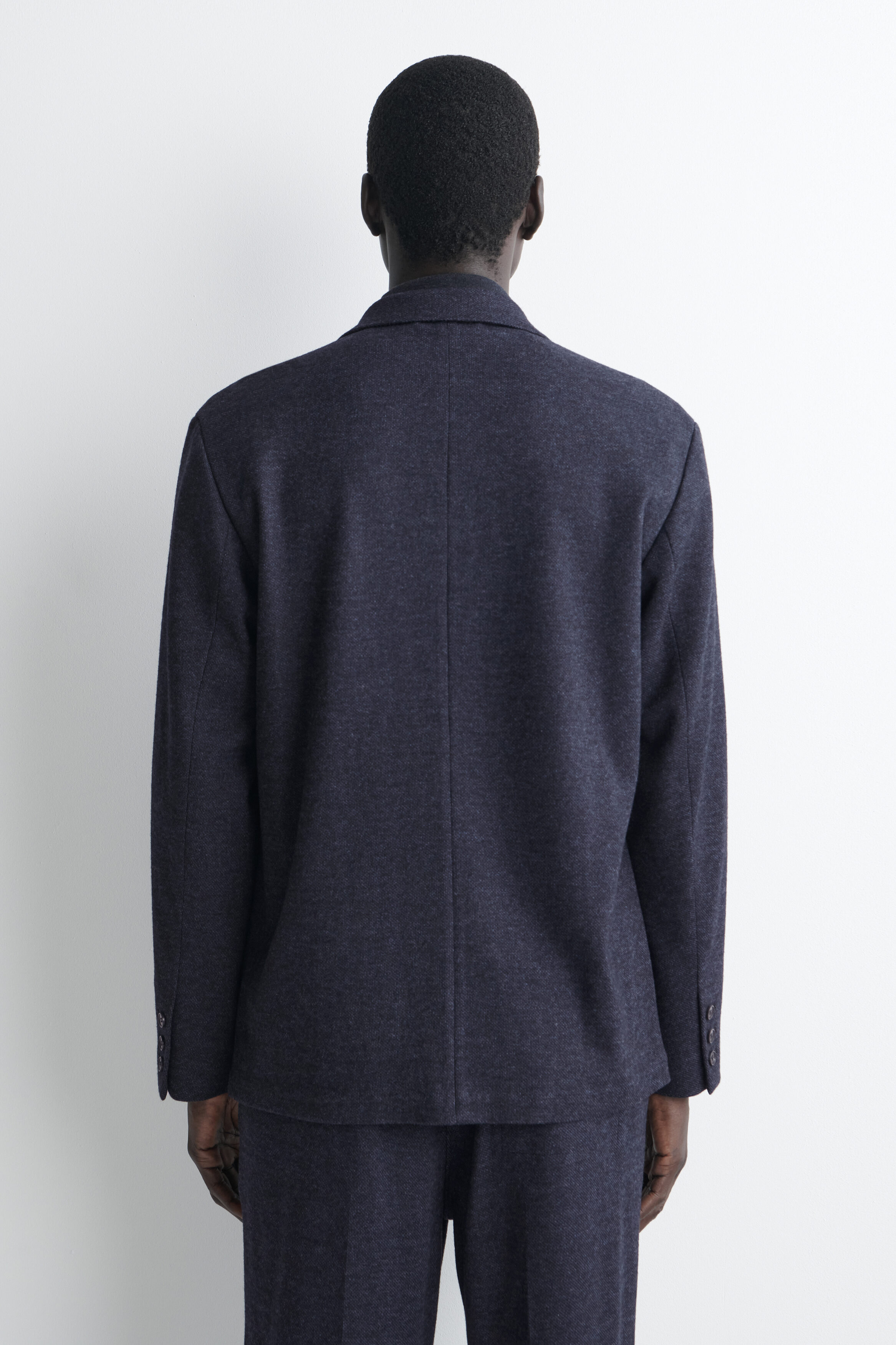 UNSTRUCTURED JERSEY BLAZER - thumbnail 4
