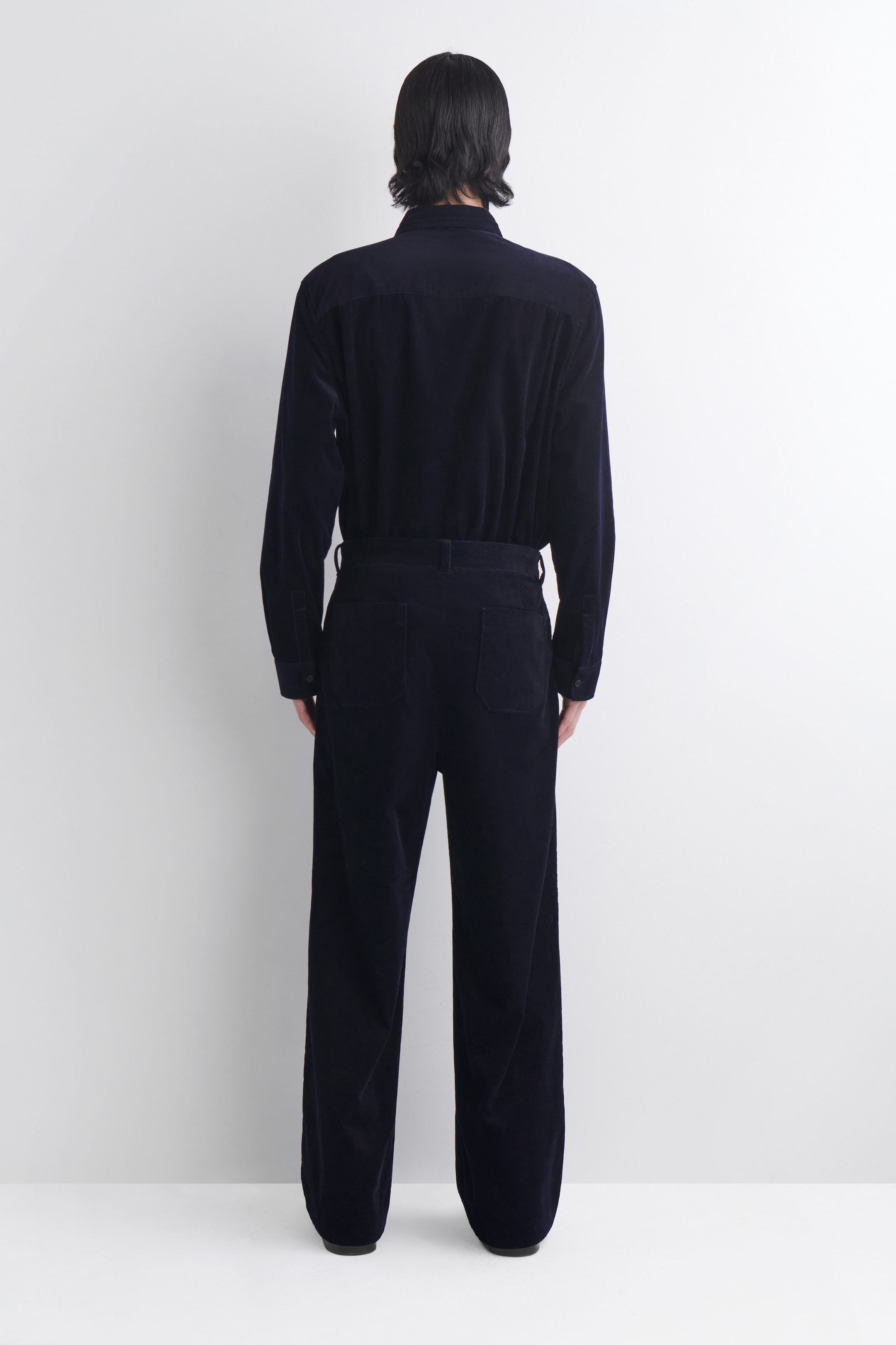 CORDUROY WIDE-LEG PANTS