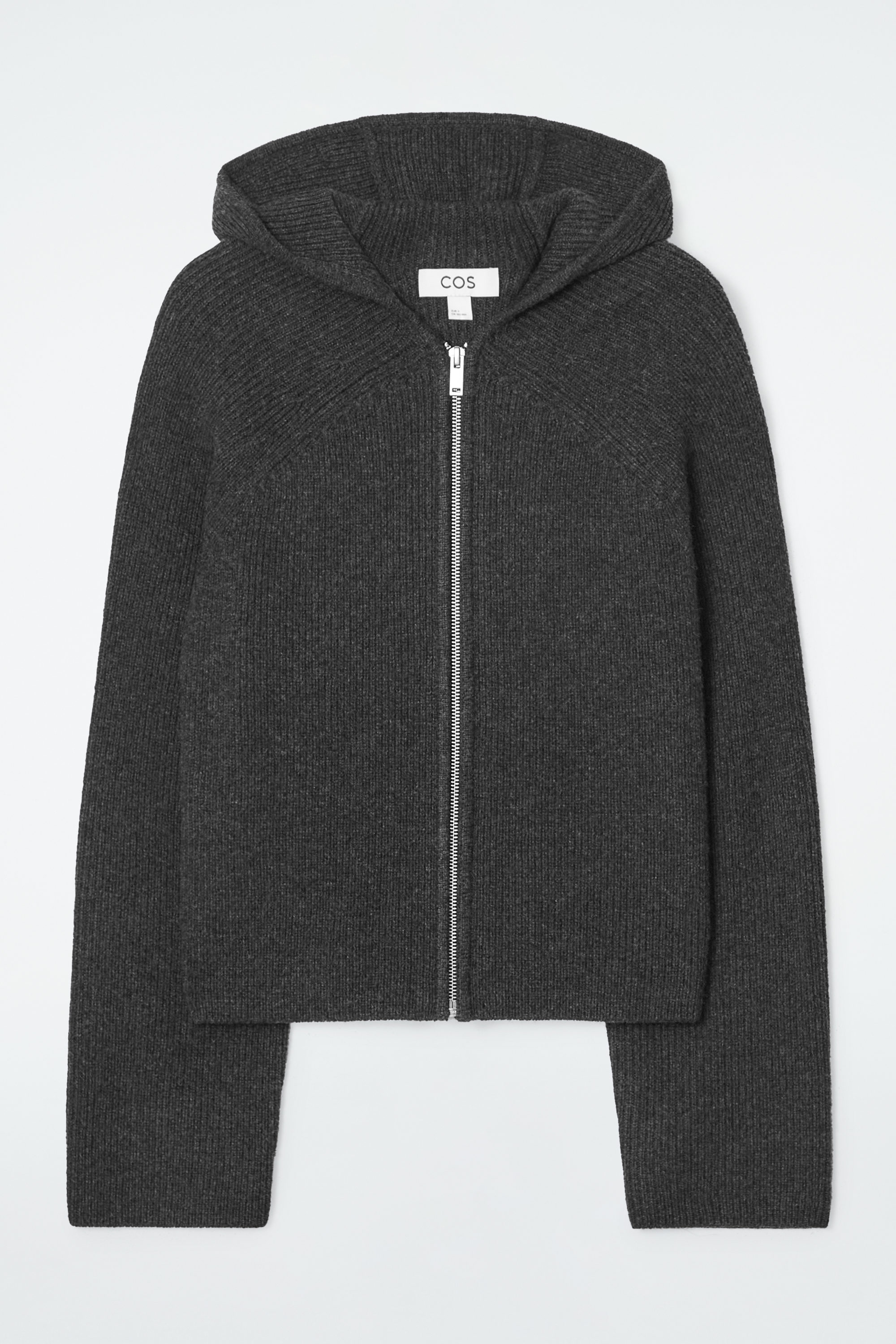 CLANE WOOL RIB HOODED TIGHT TOPS