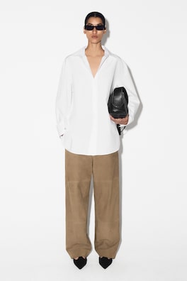 TAILORED COTTON SHIRT — WHITE 2