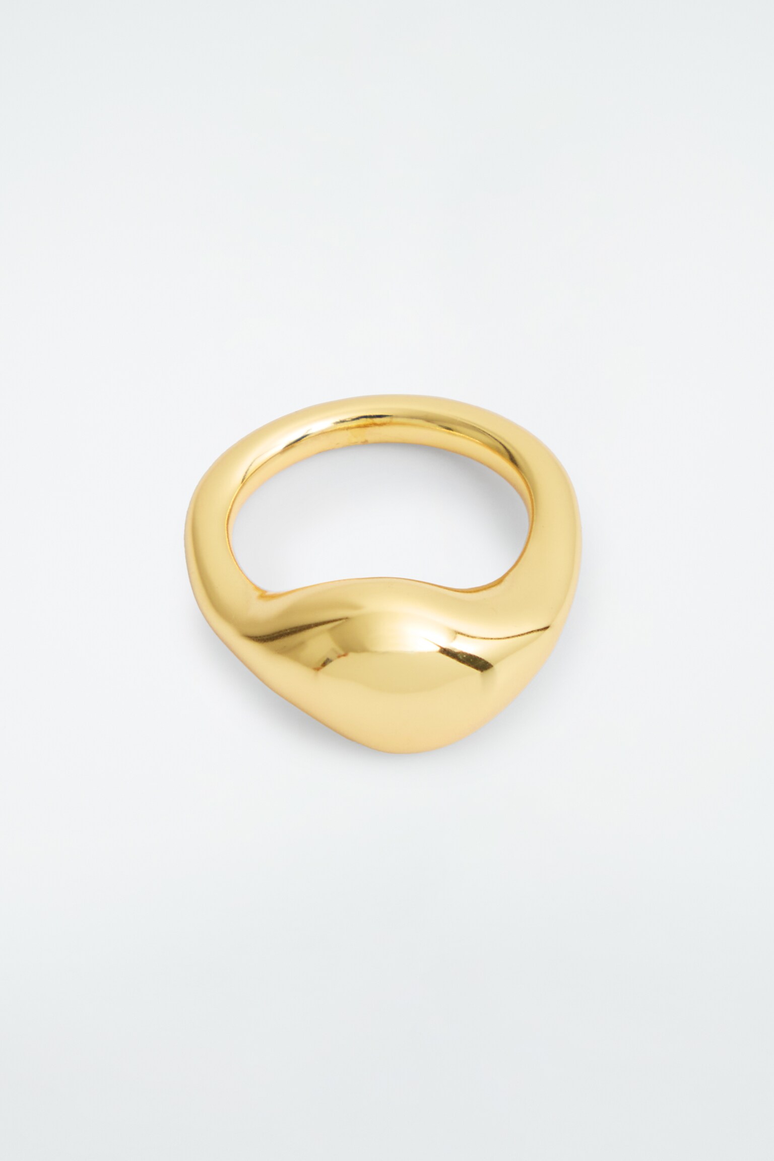 CHUNKY DROPLET PINKY RING - GOLD