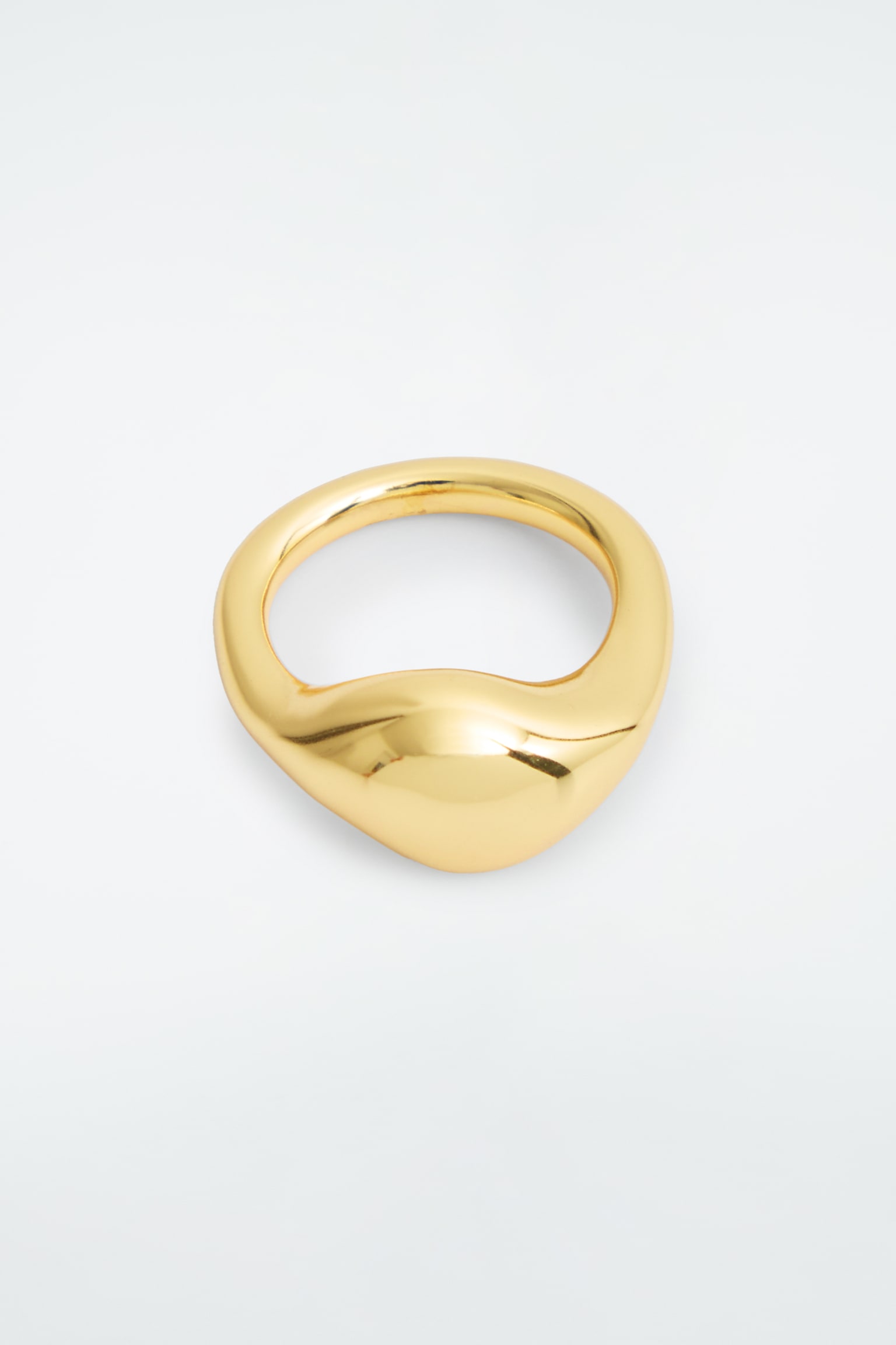 CHUNKY DROPLET PINKY RING - GOLD