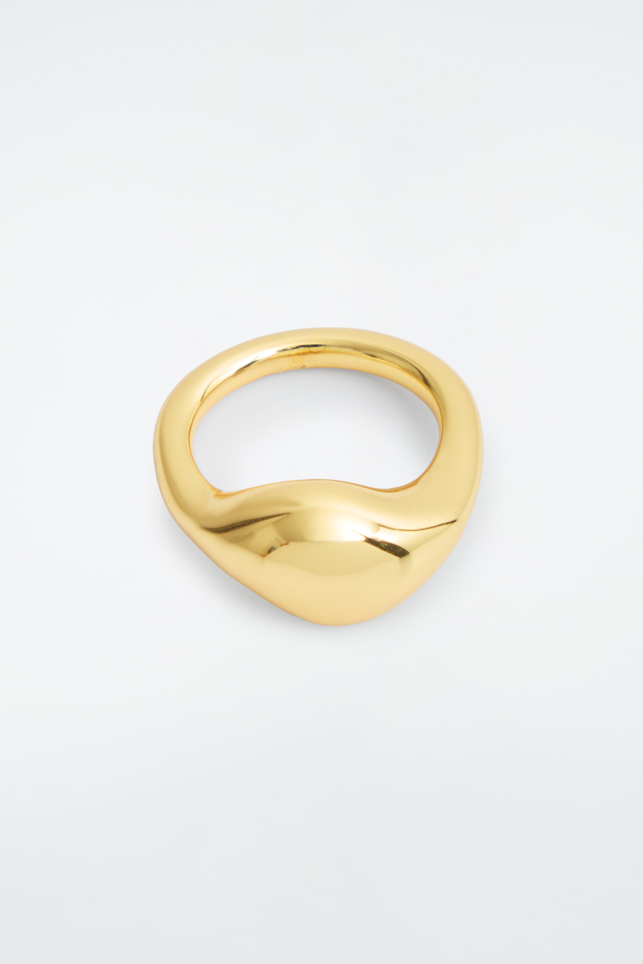 Agrandir l'image: BAGUE DE PETIT DOIGT ÉPAISSE FAÇON GOUTTE D'EAU - DORÉ - FEMME | H&M CH 1