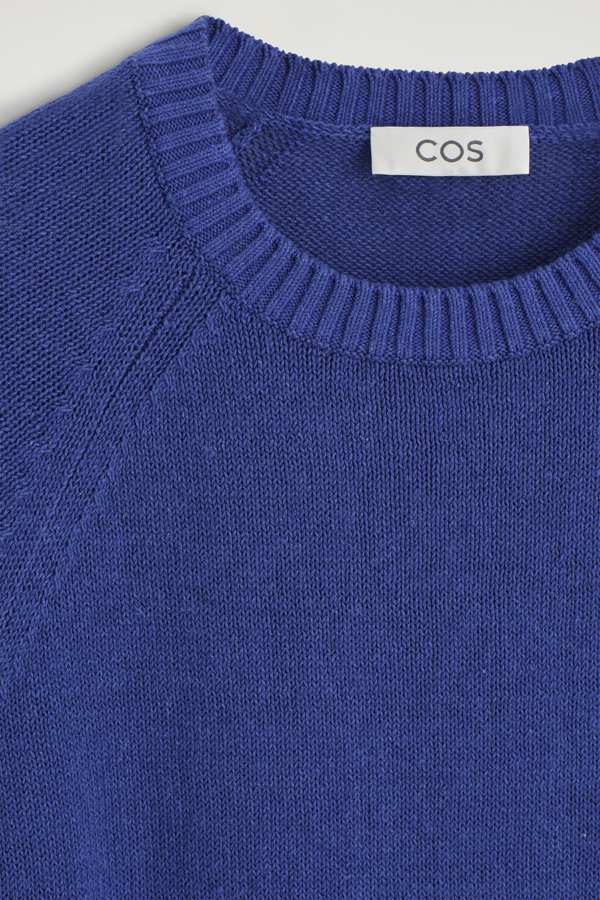 SHRUNKEN KNITTED LINEN T-SHIRT thumbnail 8