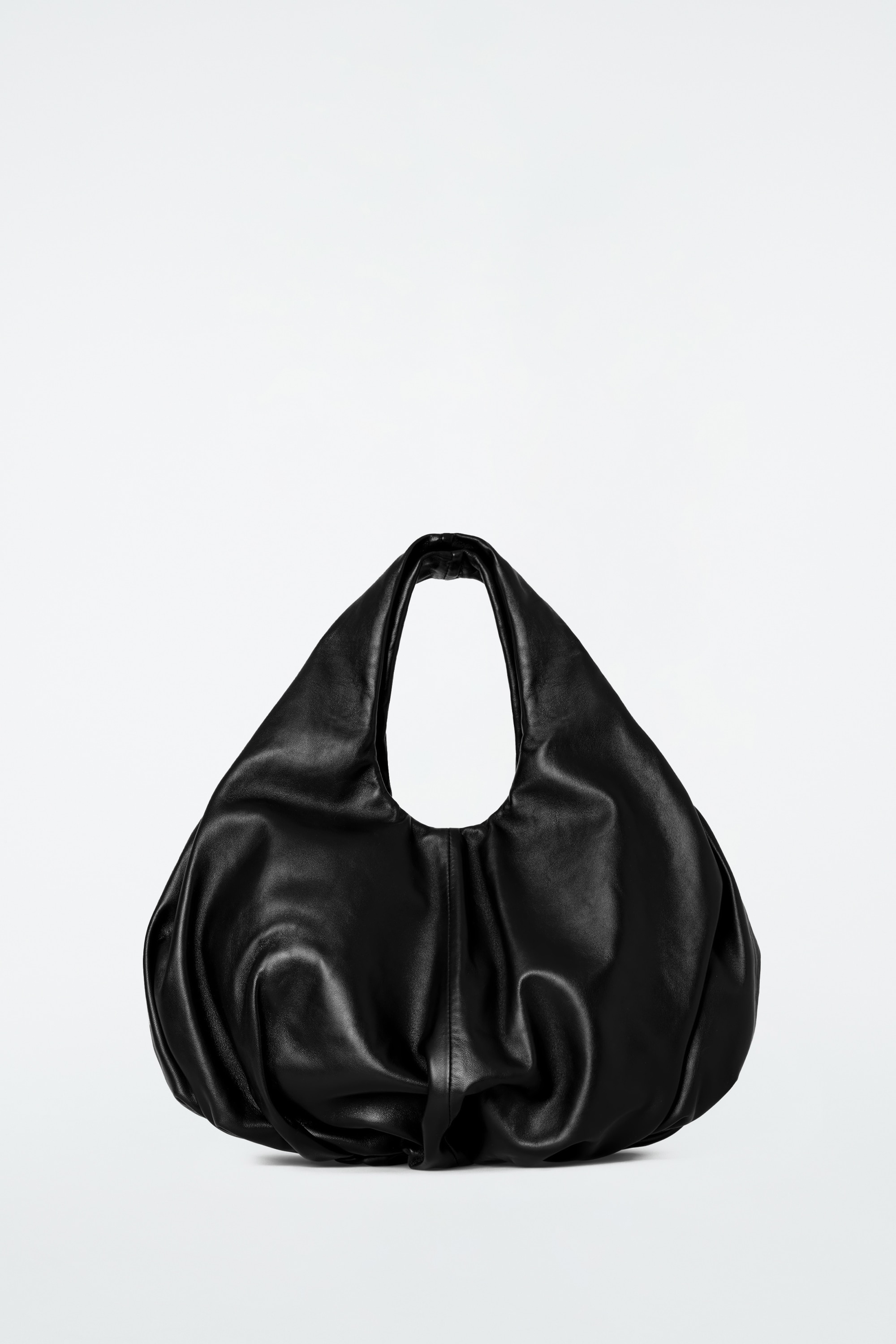TOTE BAG CLOUD - CUIR - NOIR