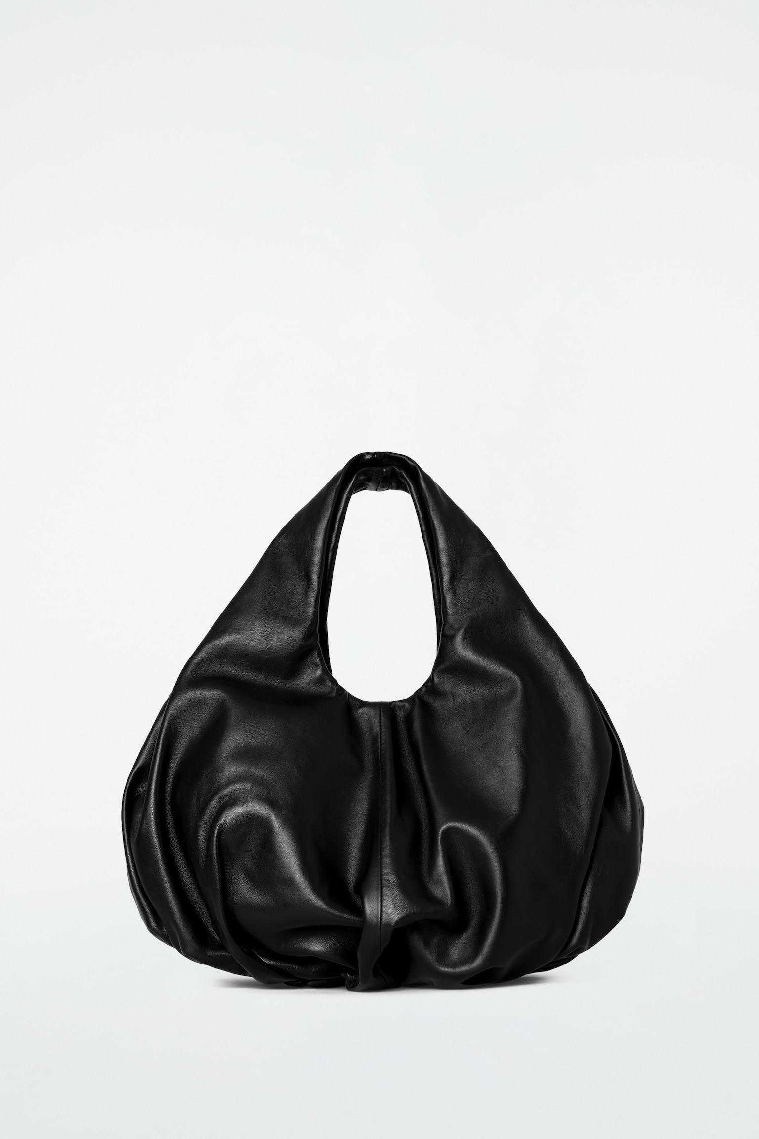 BORSA TOTE CLOUD IN PELLE - NERO - 2