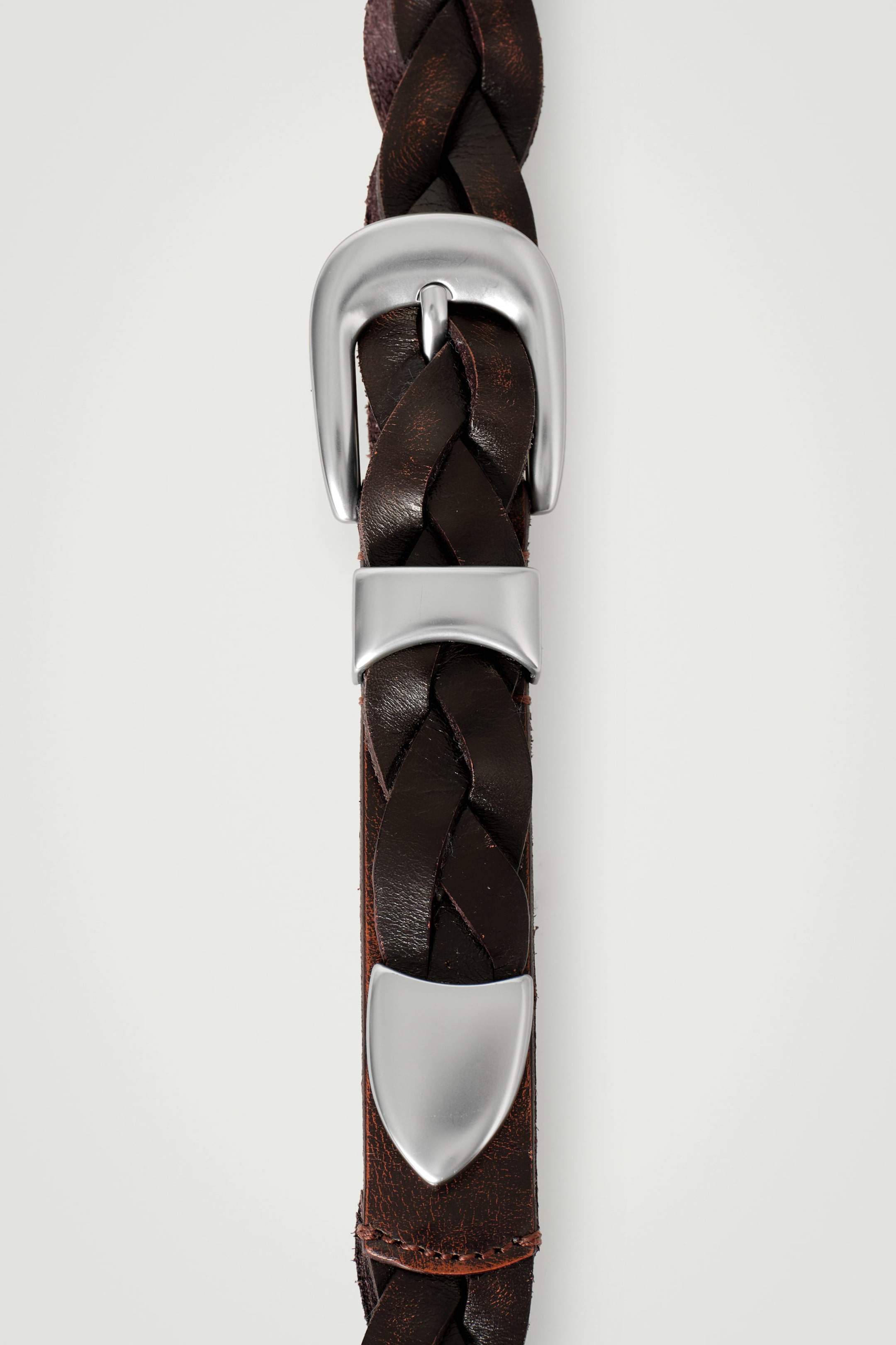 BRAIDED LEATHER BELT