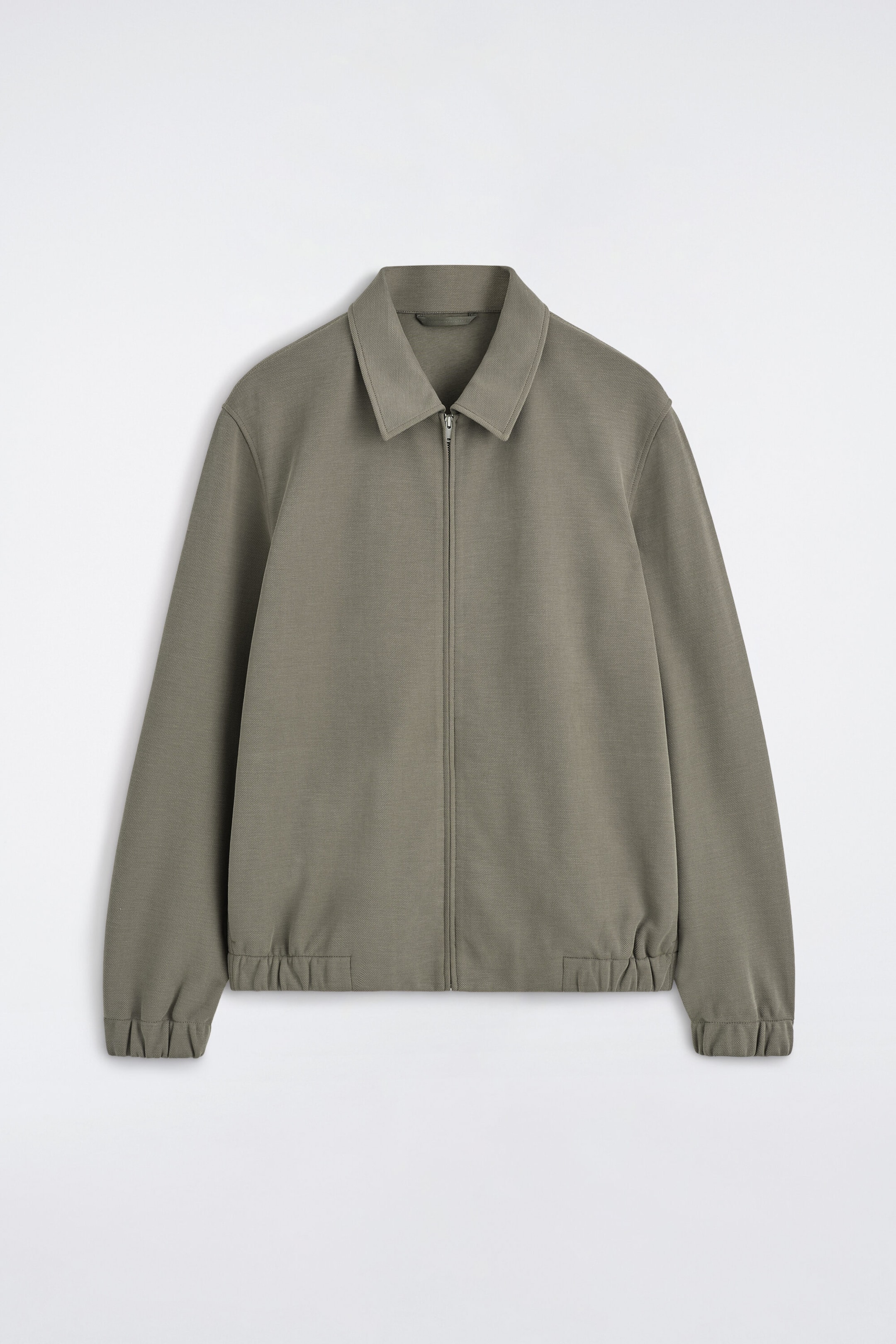 BONDED-TWILL HARRINGTON JACKET