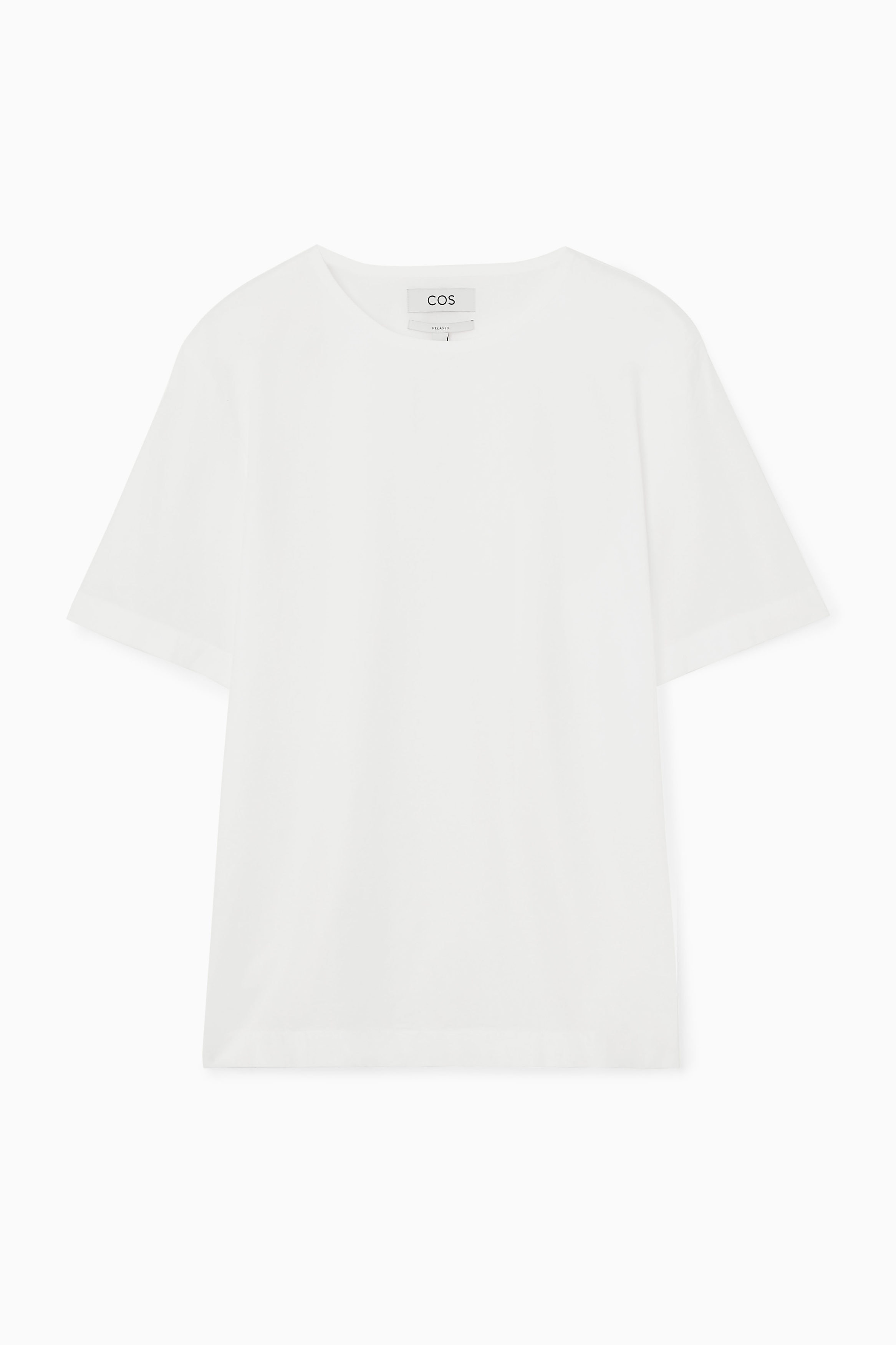 Tシャツ・カットソー SATUR Bon Voyage Low Cut Applique Short Sleeve T-Shirt Cream Women's t-shirt Bobypark - ECRU 13 Short sleeve Beige - H25