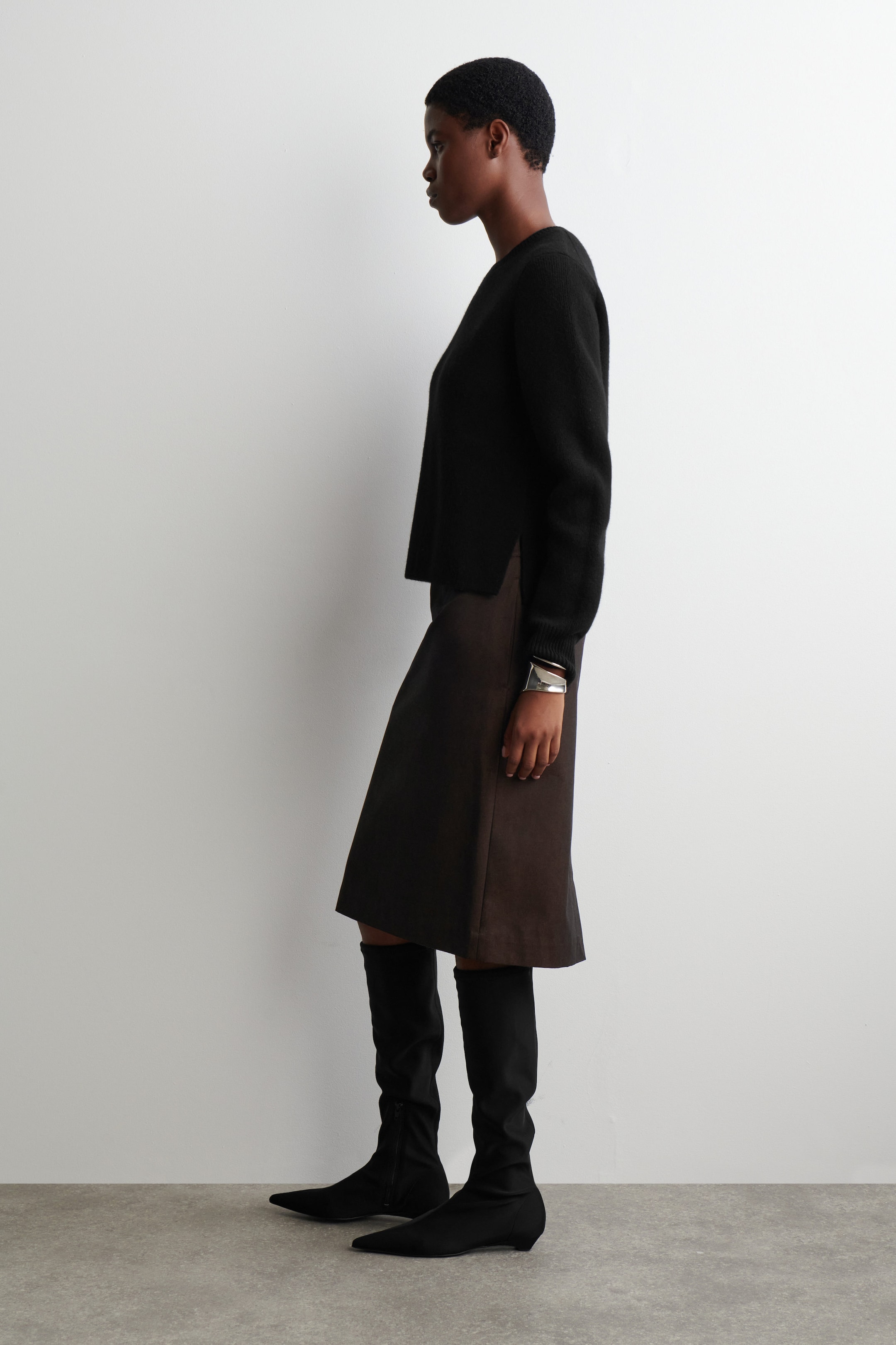 MERINO WOOL CREW-NECK JUMPER