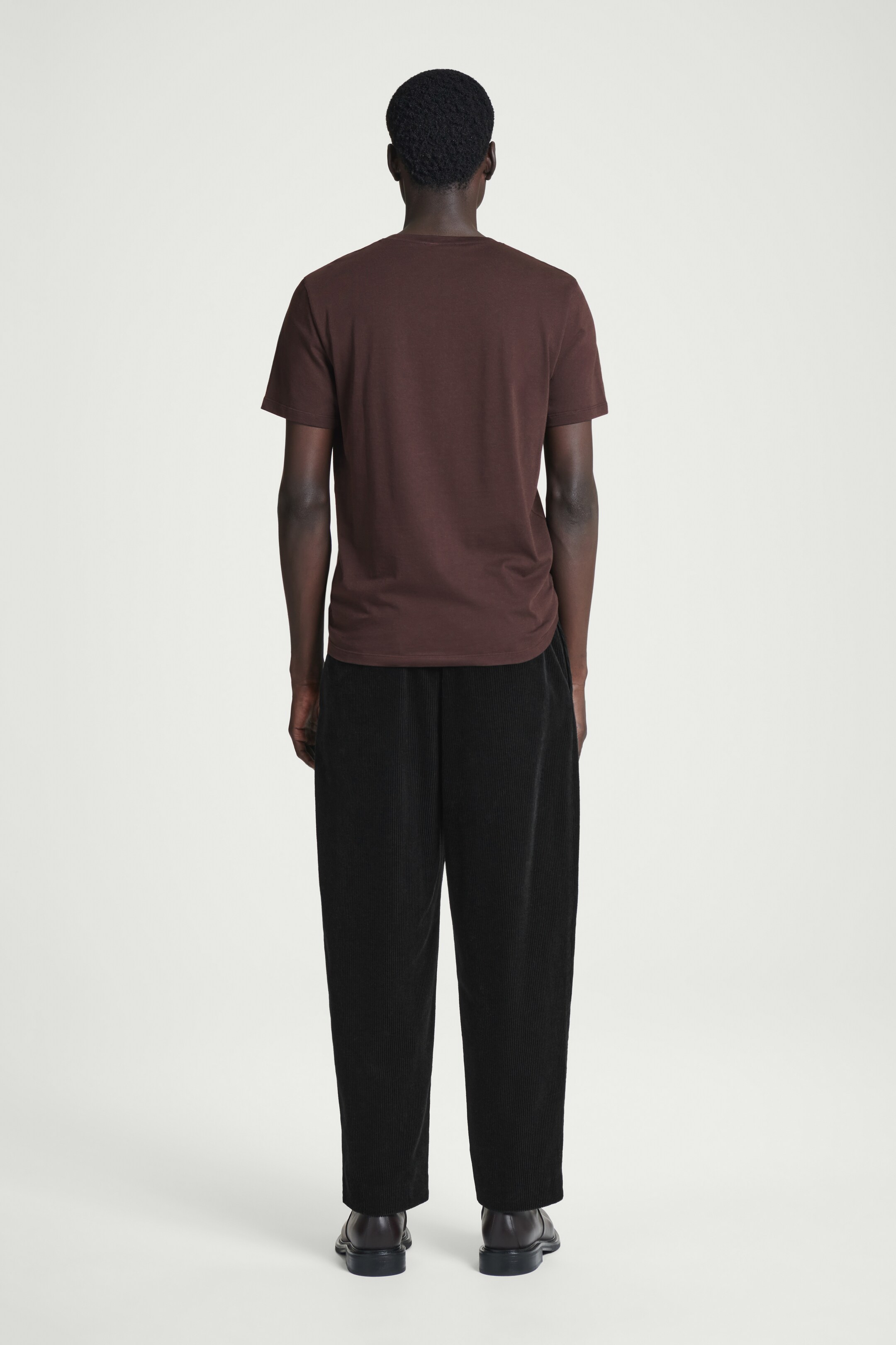 View larger image: REGULAR COTTON T-SHIRT - BROWN - Men | H&M GB 4