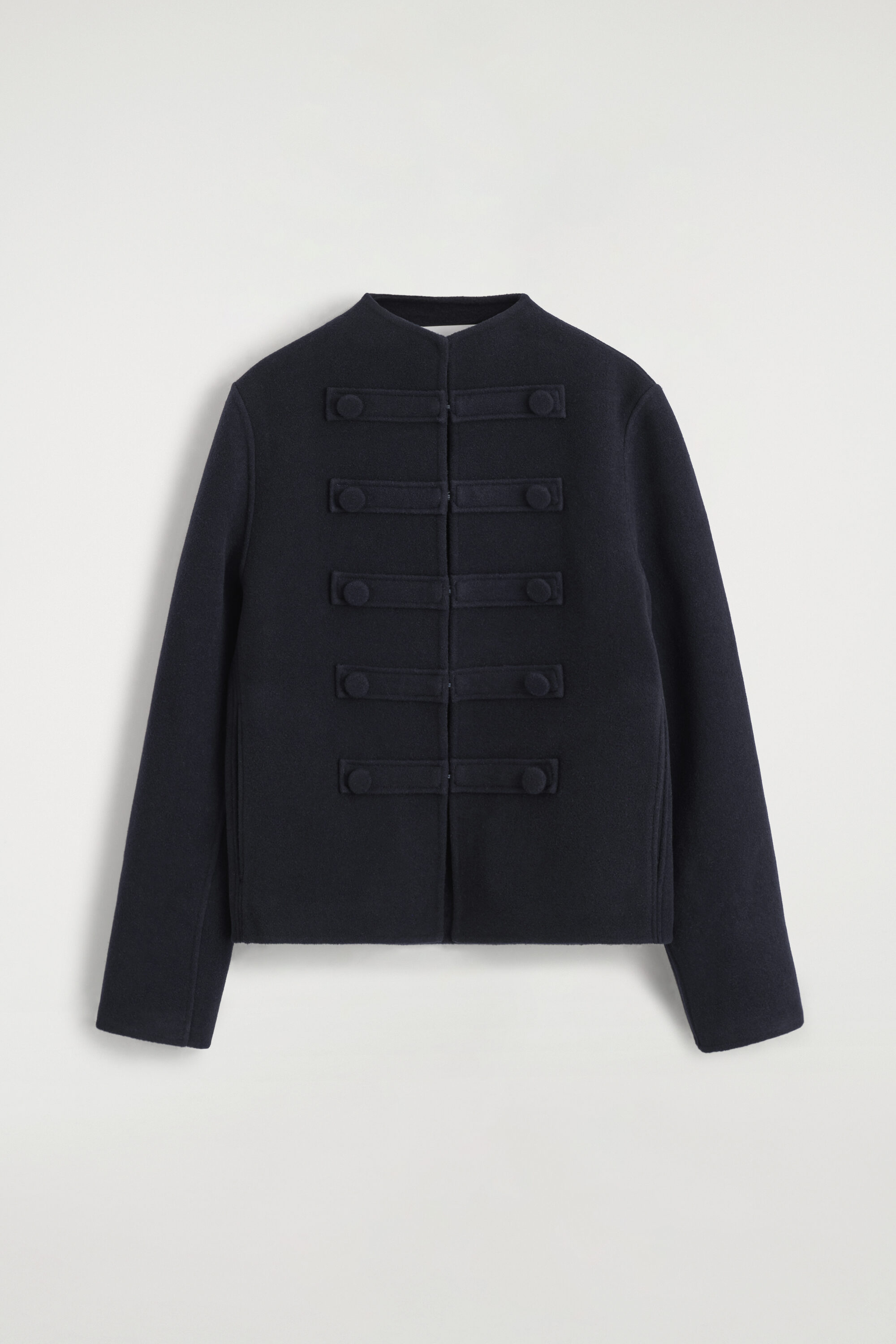 Double-faced Wool Uniform Jacket